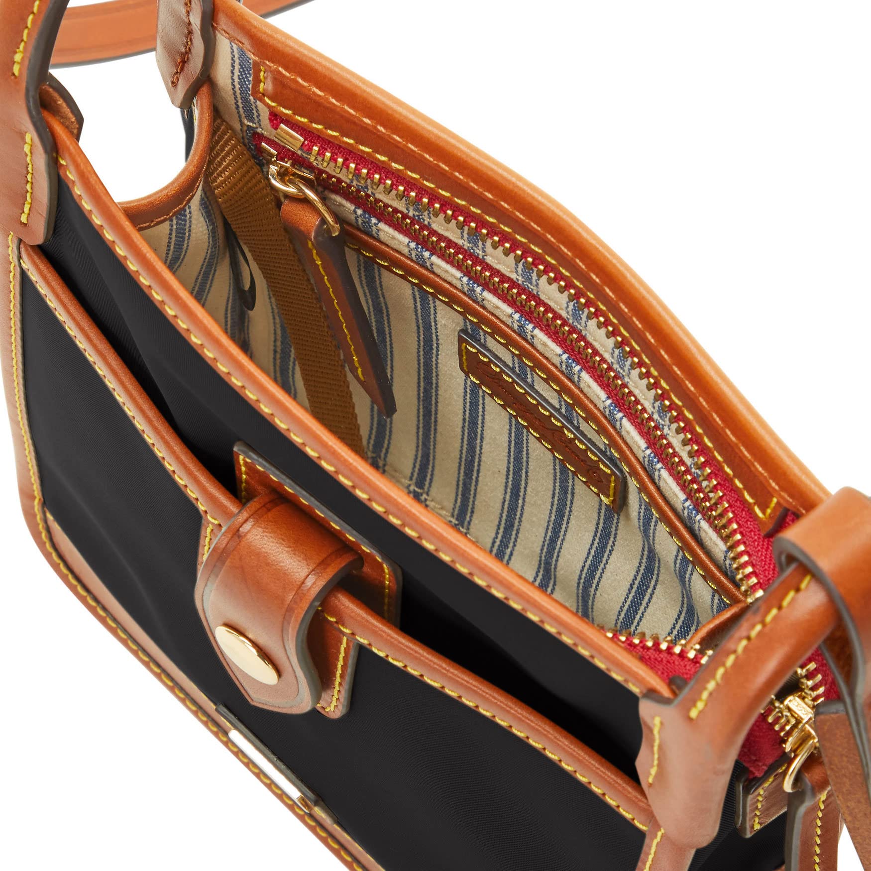 Dooney & Bourke Women's Letter Carrier Crossbody Handbag - Stylish Leather Shoulder Bag for Everyday Use, Work & Travel