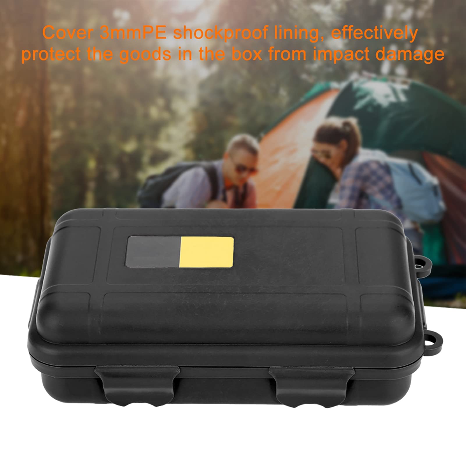 Alomejor Waterproof Dry Box - Dustproof & Pressure Resistant Survival Storage Container for Camping, Hiking & Outdoor Adventures