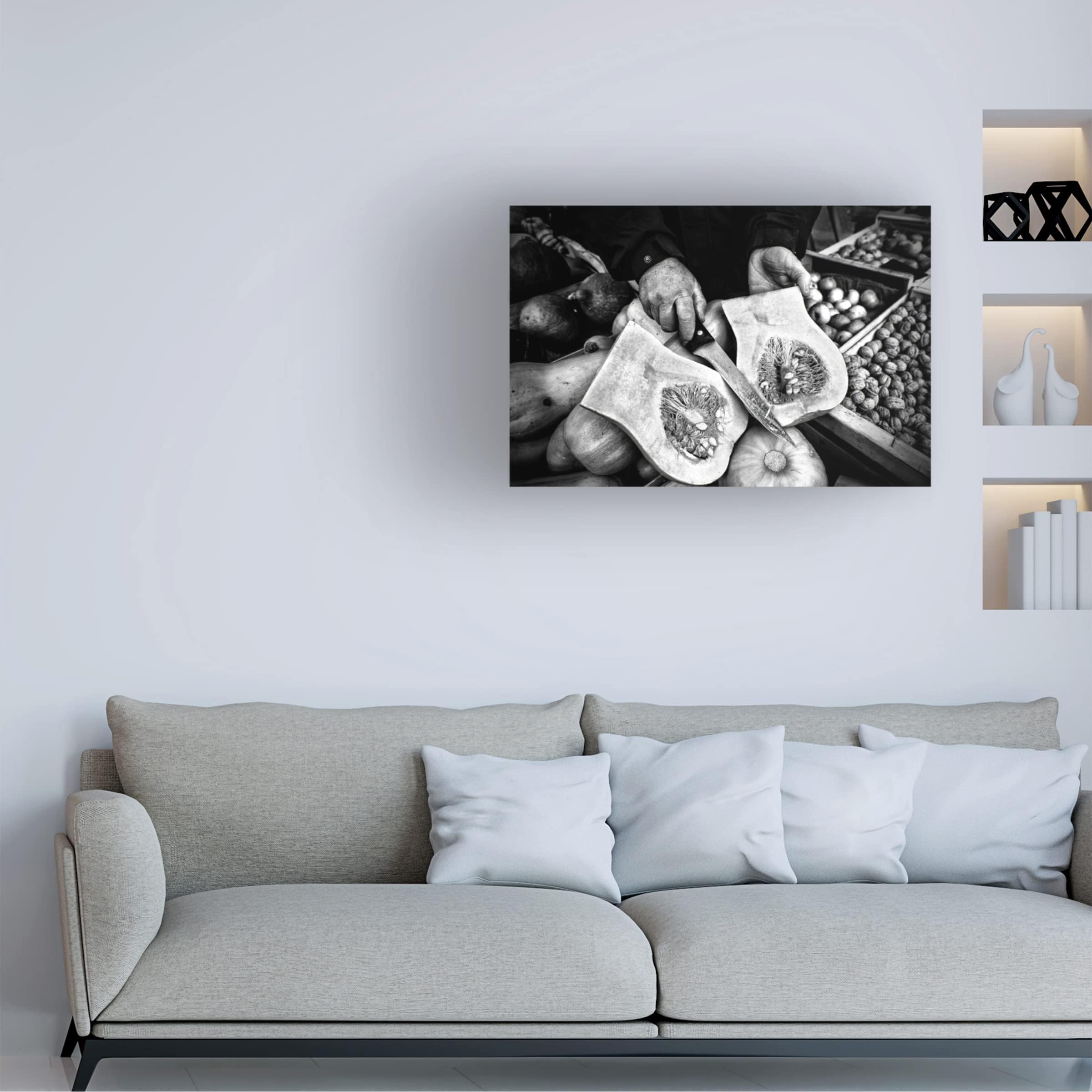 Trademark Fine Art 'The Maraacher' Canvas Wall Art by Manu Allicot - Stunning Hand-Painted Oil Reproduction for Living Room, Bedroom & Office Decor