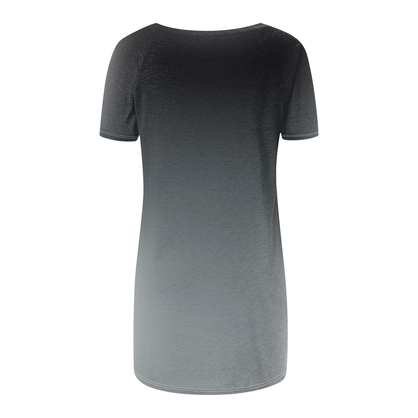 YUTANRAL Women's Oversized V-Neck Short Sleeve T-Shirts - Summer 2024 Fashion Casual Loose Fit Plus Size Basic Tees for Everyday Wear, Beach Outings & Lounge Comfort