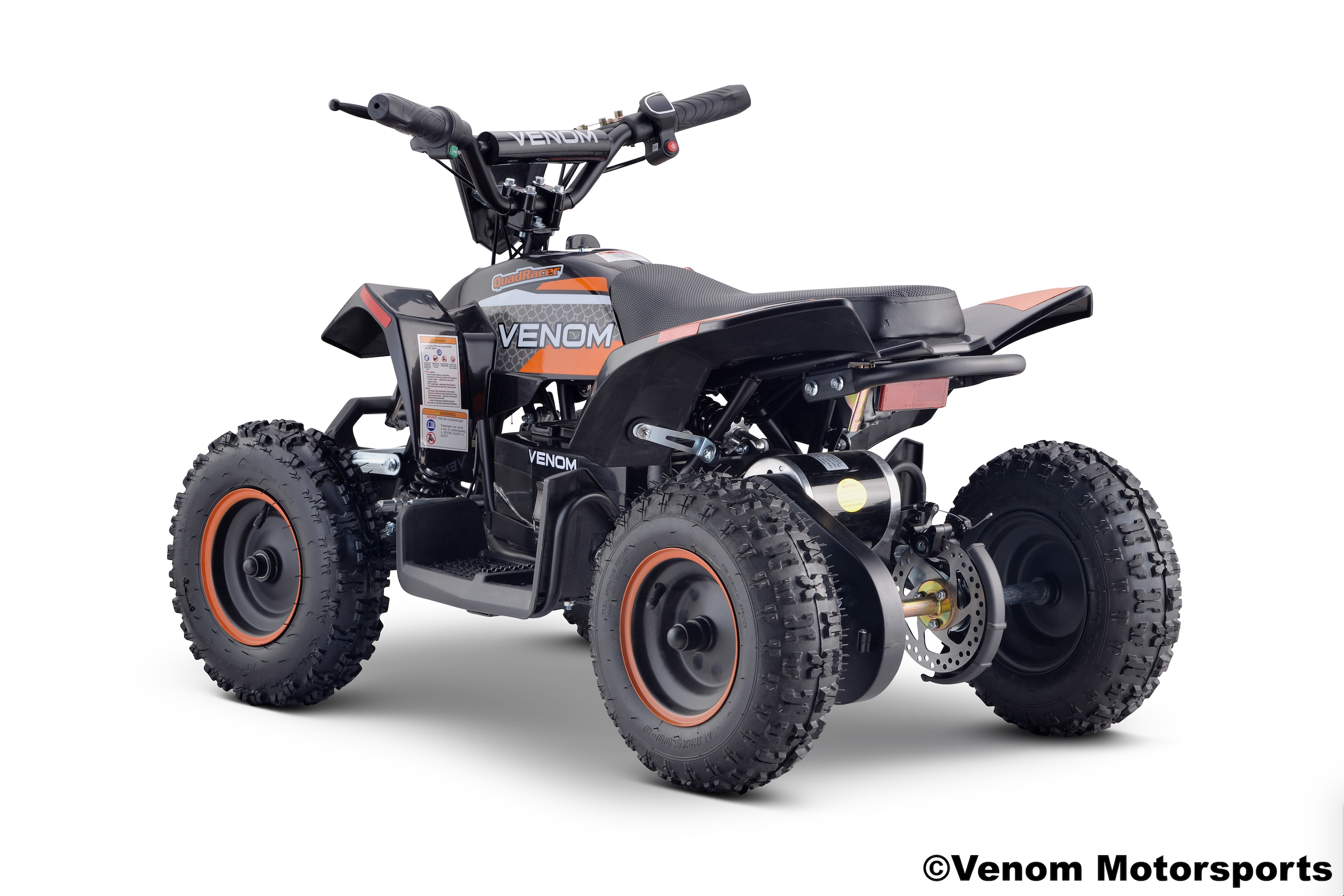 Venom Quad Racer Electric Mini ATV - 1000W 36V Power for Kids & Adults | Off-Road Adventure, Backyard Fun & Trail Riding