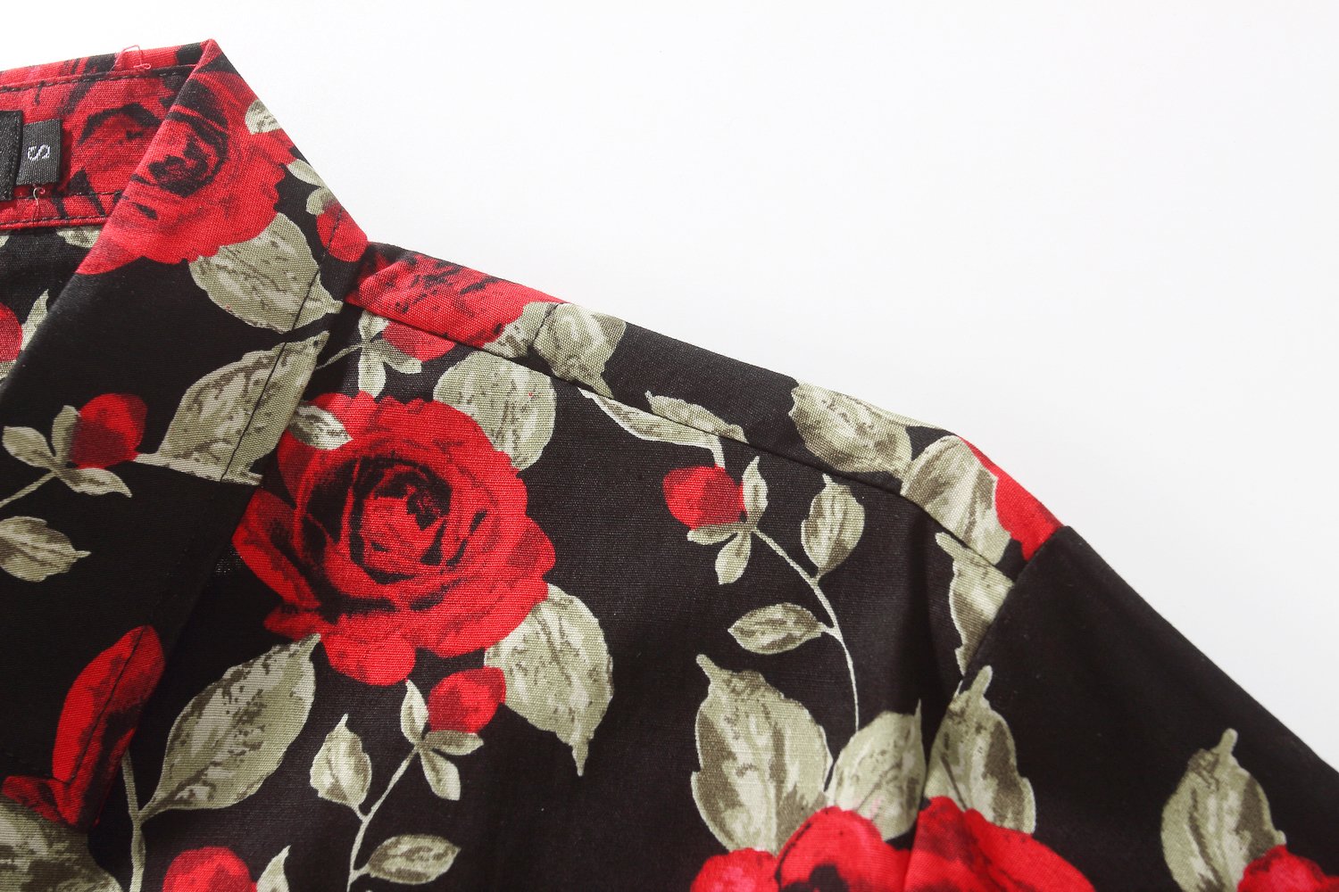 Men's Hawaiian Shirt - Tropical Floral Short Sleeve Button Down Beach Shirt for Summer Vacation, Luau Party & Casual Wear