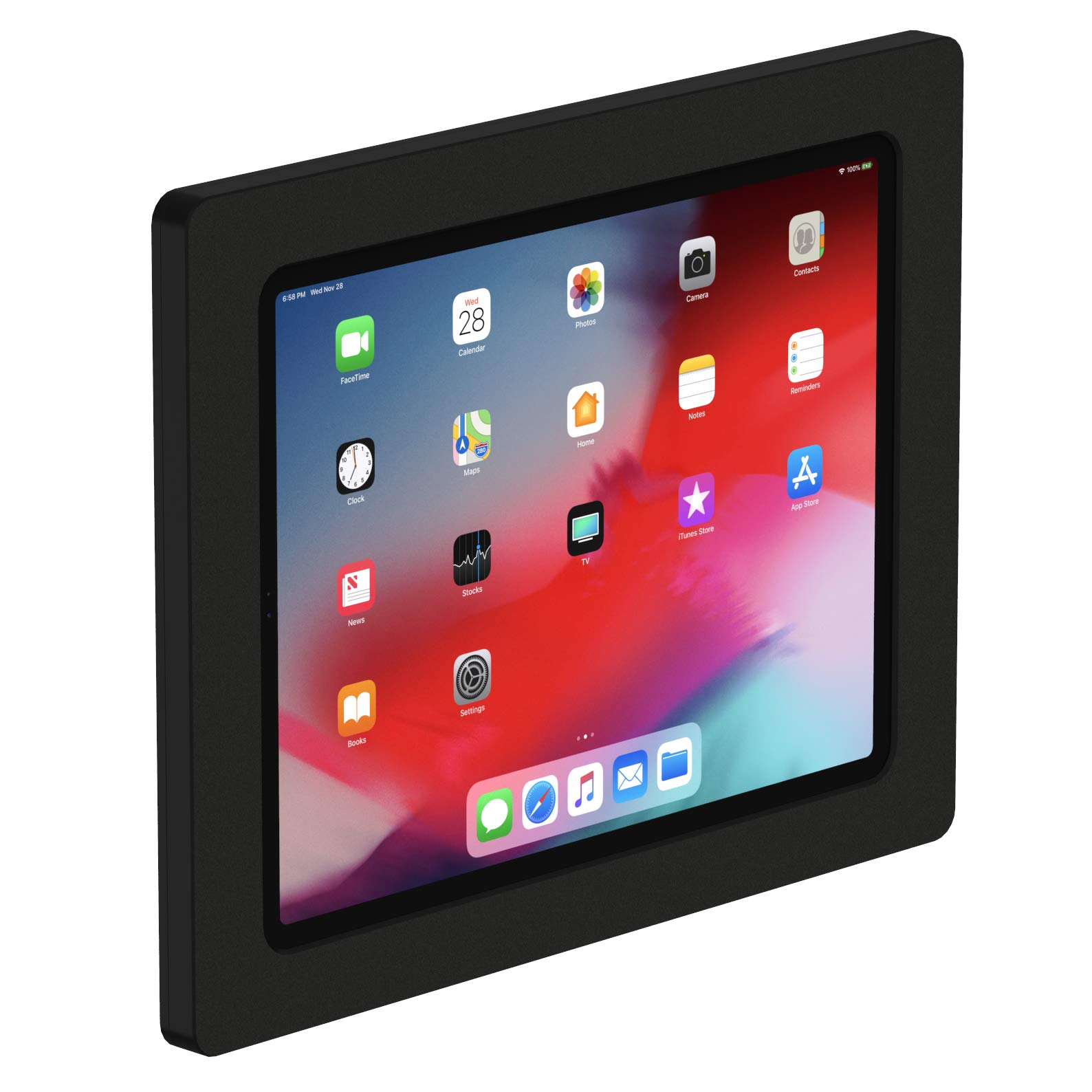 VidaMount Black Exposed Rear Camera VESA Mount Enclosure for iPad Pro 12.9