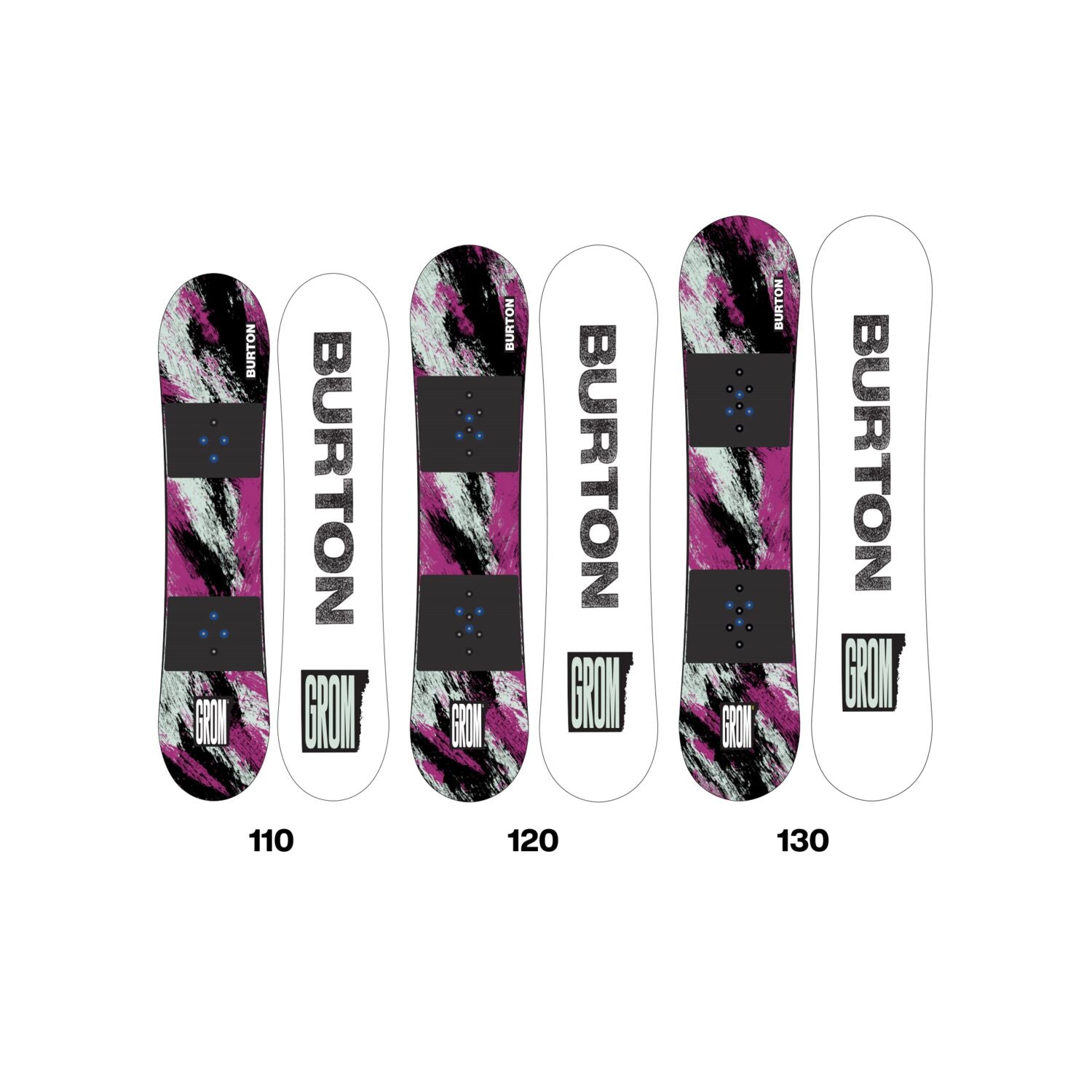 Burton Junior's Grom Snowboard 2025 - Kids & Youth Snowboard for Beginners - Perfect for Mountain Slopes & Snow Parks