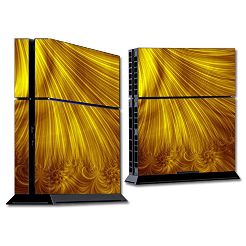 MightySkins Protective Skin Wrap for Sony PlayStation 4 (PS4) Console - Golden Locks Design | Durable Vinyl Cover Sticker | Easy to Apply & Remove | Perfect for Gaming Setups & Home Decor