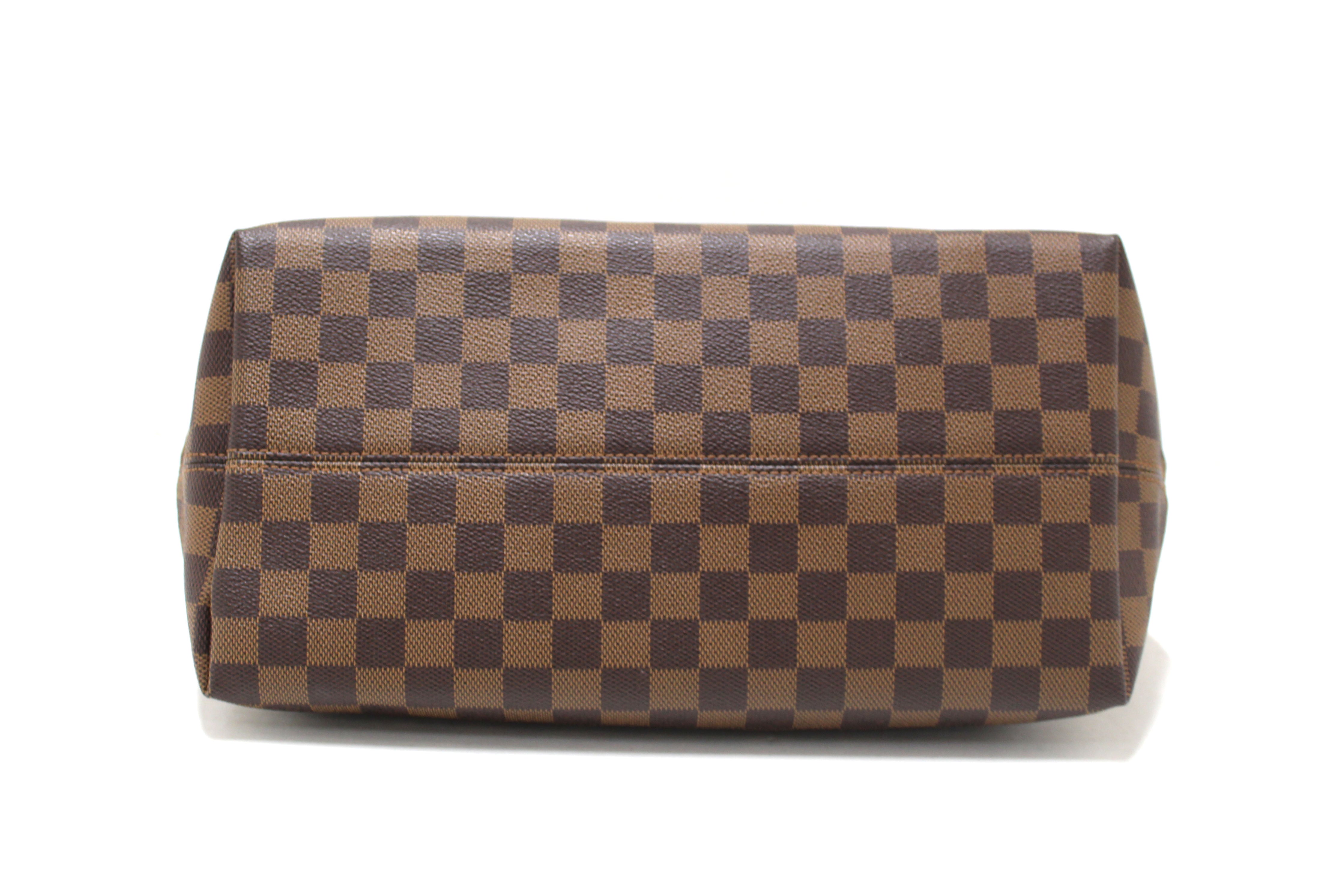 Authentic Louis Vuitton Damier Ebene Iena MM Shoulder Tote Bag - Luxury Designer Handbag for Women, Perfect for Work, Travel & Everyday Use
