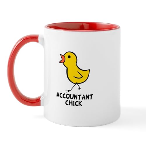 White/Red Inside - Accountant Chick Mug