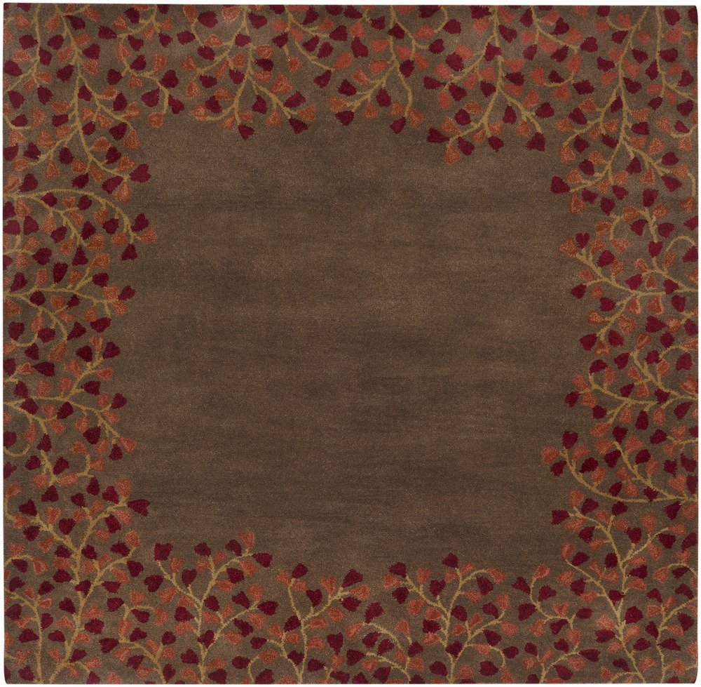 Premium Surya ATH-5003 Athena Chocolate Brown 6x9 Feet Area Rug - Soft & Durable for Living Room, Bedroom, or Office Decor