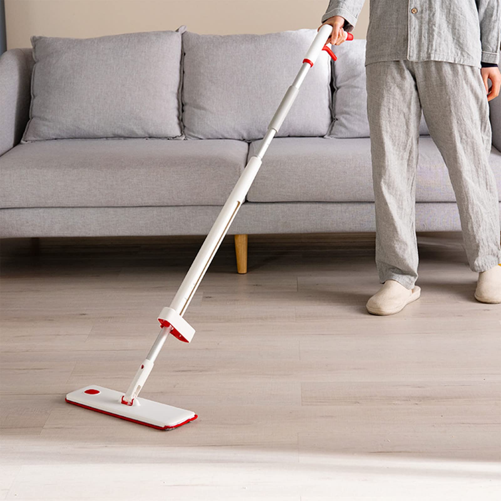Best Hands-Free Flat Mop for Wet & Dry Floor Cleaning - Water Spray Household Mop for Kitchen, Bathroom & Hardwood Floors