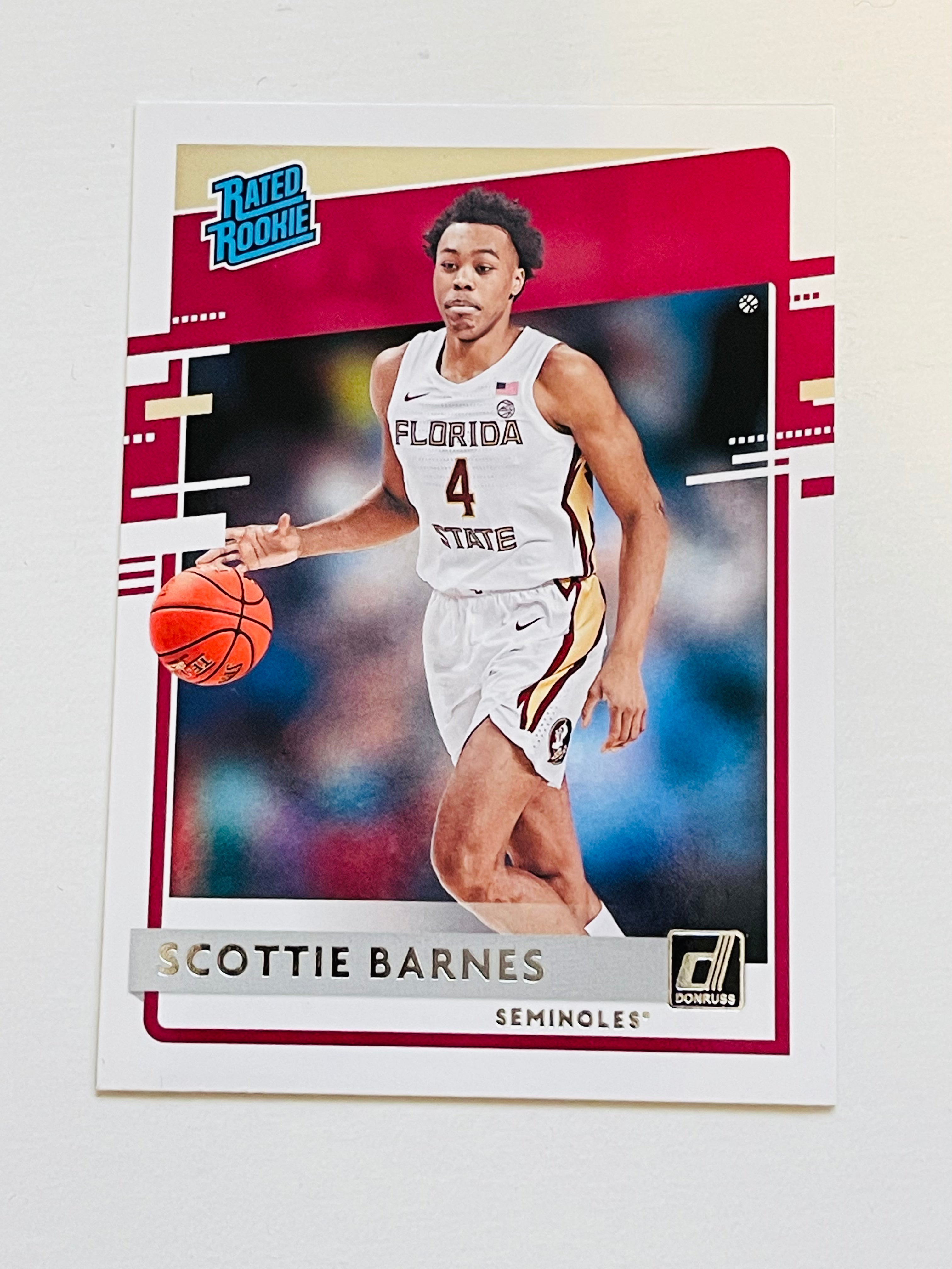 Scottie Barnes 2021-22 Donruss Rookie Card #201 - Toronto Raptors NBA Basketball Trading Card for Collectors & Fans - Perfect for Sports Memorabilia Collections, Investment, and Gifts