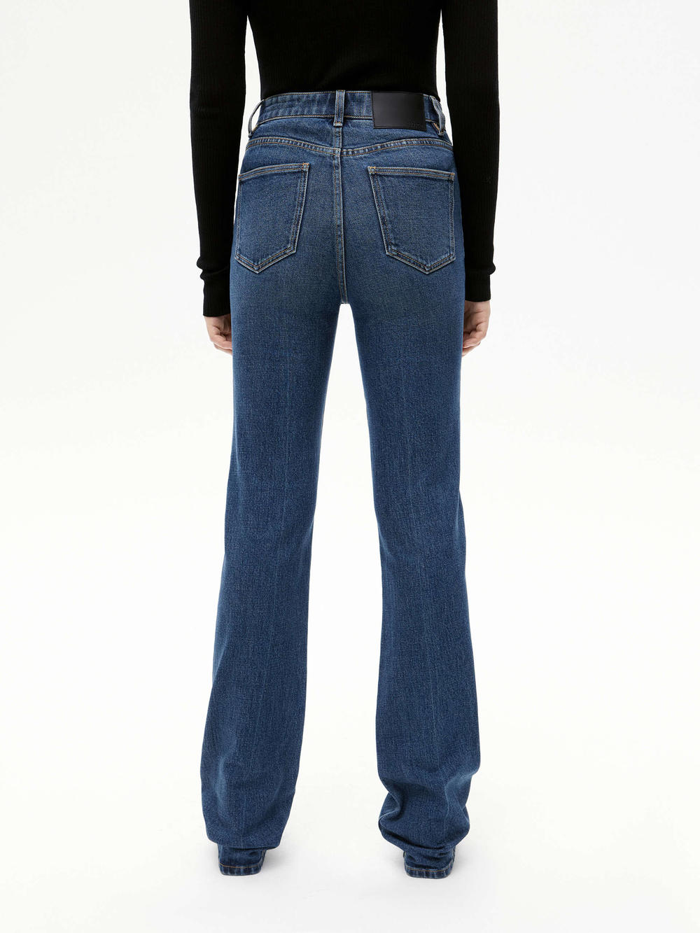 Asymmetric Waist Straight Leg Jeans for Women - High Rise Slim Fit Denim Pants | Perfect for Casual Outfits, Date Nights & Office Wear
