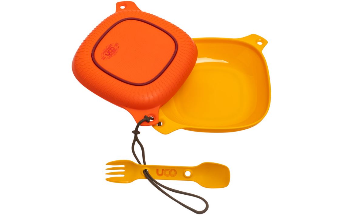 4 Piece Camping Mess Kit - Lightweight & Durable Outdoor Dinnerware Set for Hiking, Backpacking, and Picnics