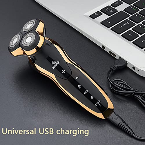 Electric Head Shavers for Bald Men - Rechargeable & Washable USB Shaving Machine for Smooth Shaving | Perfect for Travel, Home & Gym Use