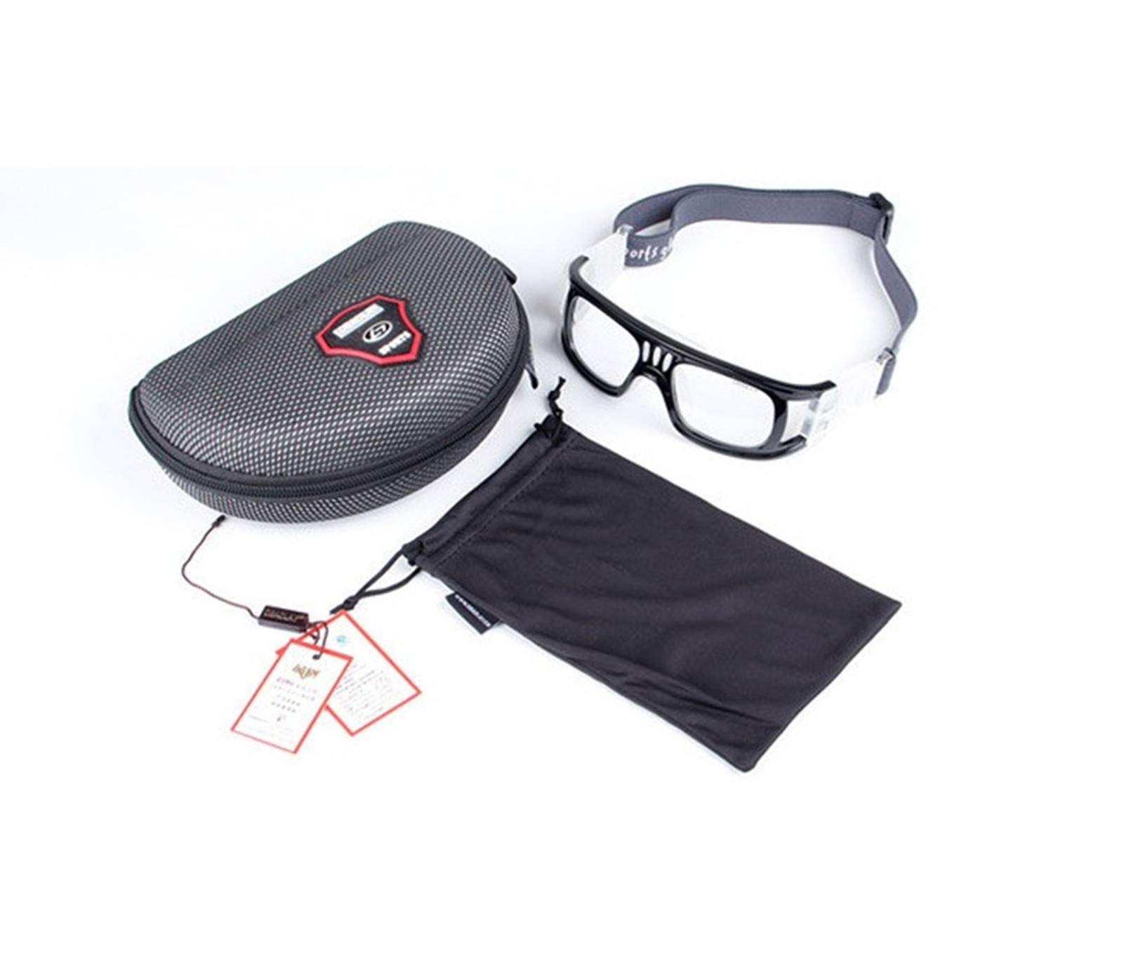 Anti-Fog Sports Basketball Glasses for Men & Women - Football Goggles with Clear Vision & UV Protection - Perfect for Basketball, Football, Cycling & Outdoor Activities