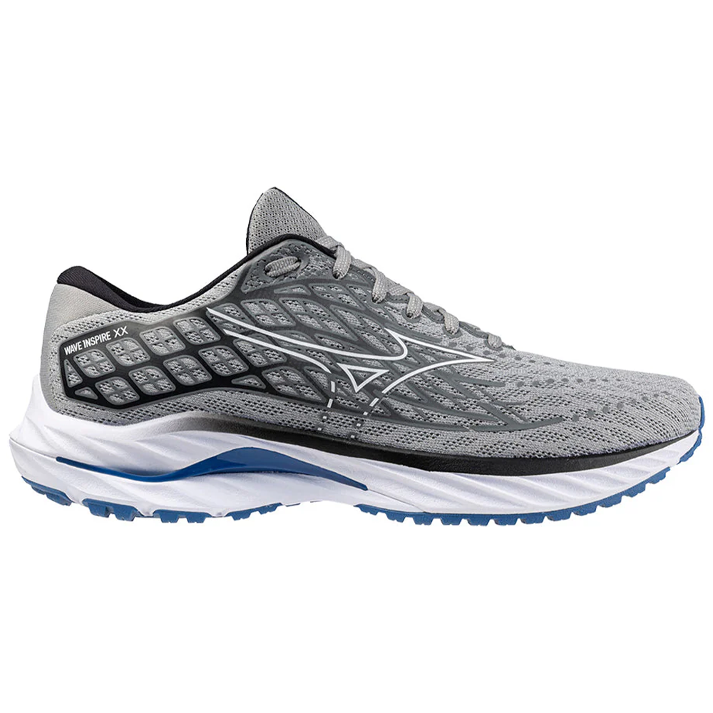 Mizuno Wave Inspire 20 Running Shoes for Men - Lightweight Stability & Cushioning - Perfect for Marathon Training, Jogging & Gym Workouts