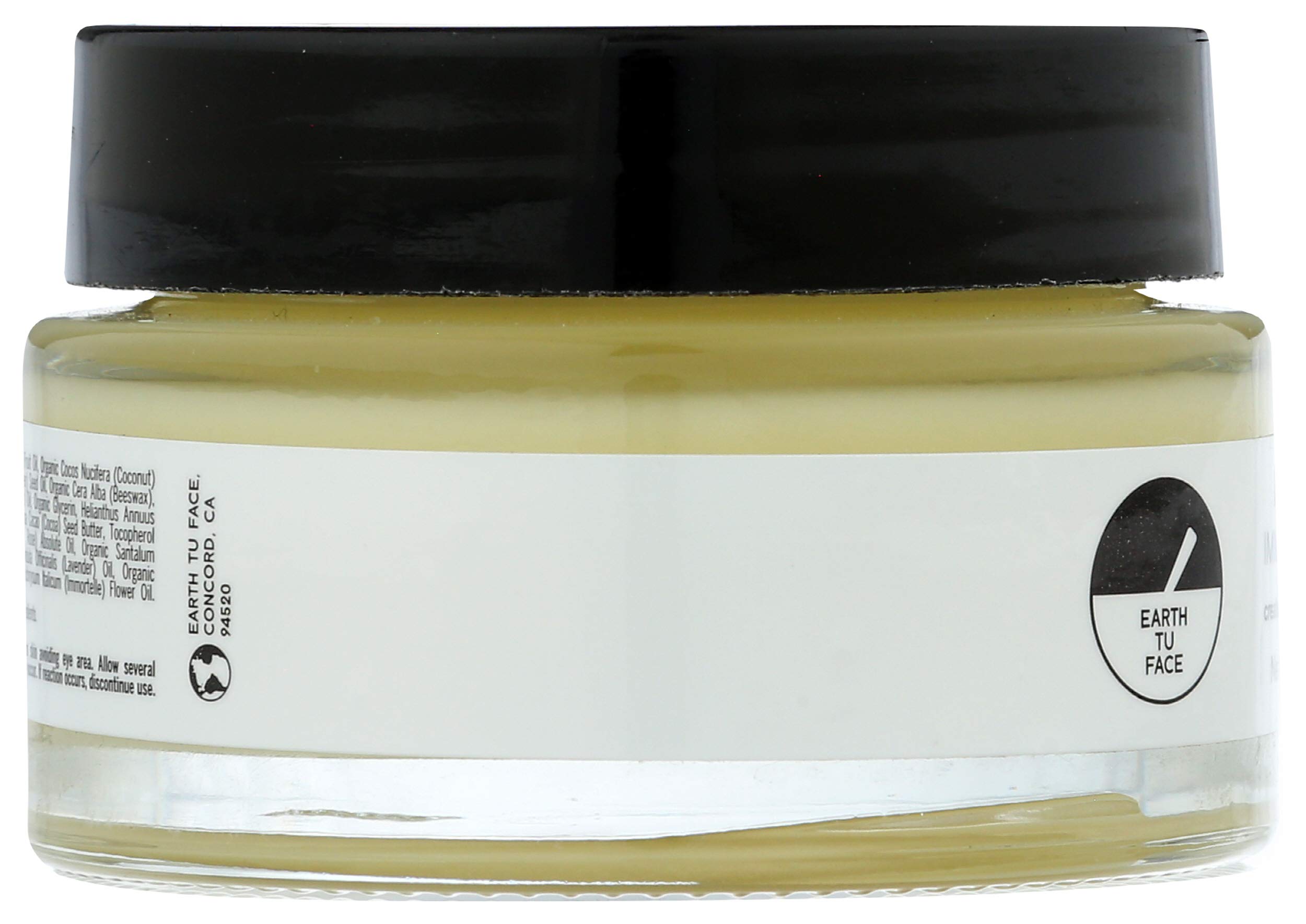 Organic Immortelle & Rose Face Balm by Earth tu Face - Hydrating Moisturizer for Dry Skin, Natural Skincare for Face & Lips - Perfect for Nighttime Routine & Travel Skincare