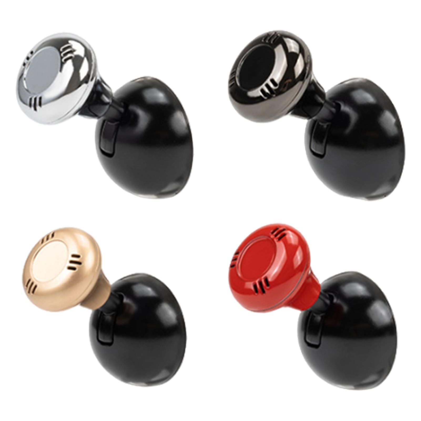 Metal Car Push Start Button - Engine Start Stop Lever for Automotive Decoration (Silver) - Easy One-Touch Ignition