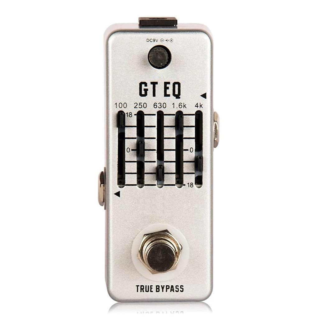 XJJZS LEF-317A Guitar EQ Pedal - Professional 7-Band Equalizer Effects Pedal for Guitar Tone Shaping & Sound Enhancement - Perfect for Live Performances, Studio Recording & Practice Sessions