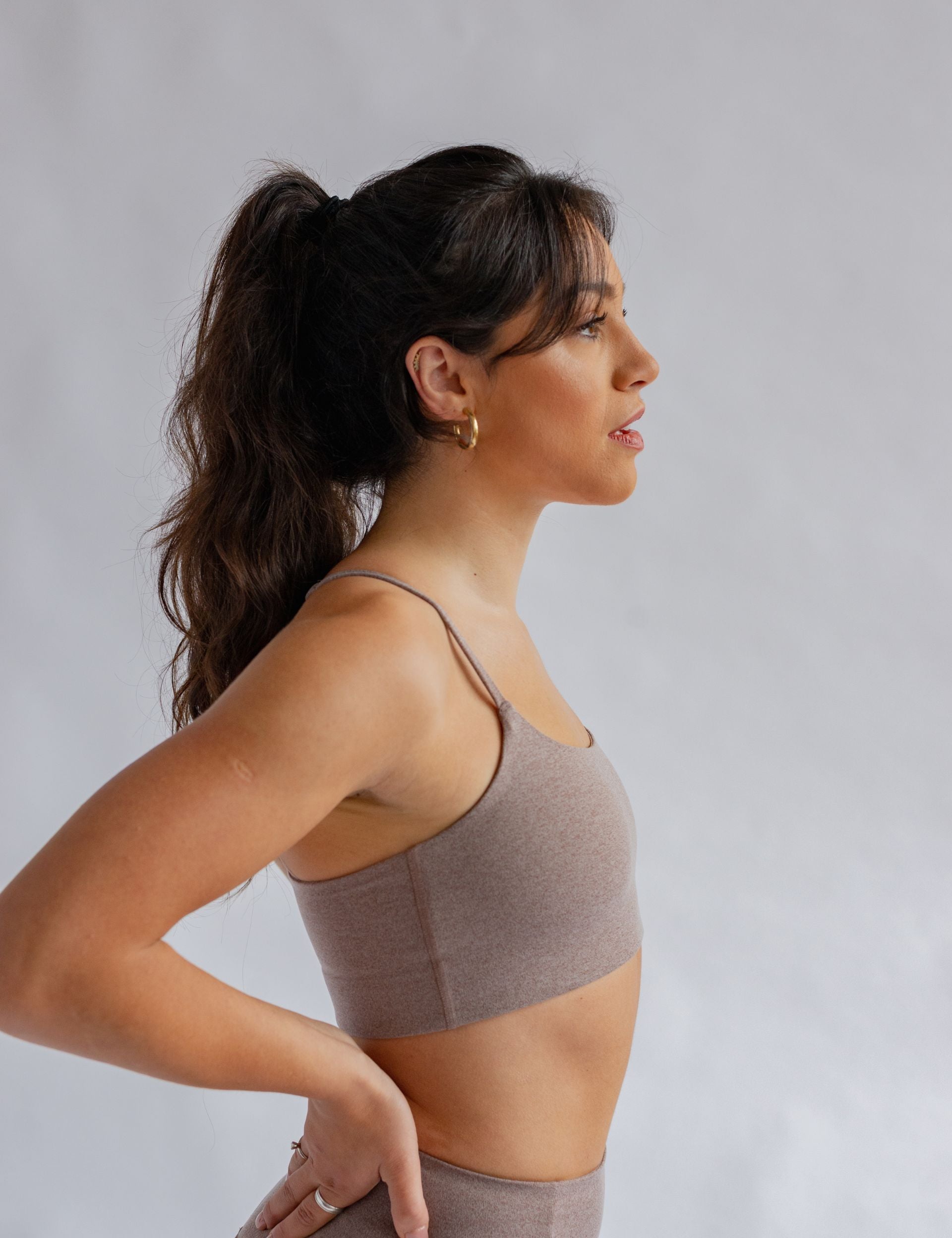 Juliet Bra Cocoon Heather - Comfortable Wireless Bralette for Everyday Wear, Lounge & Sleep | Soft Stretch Fabric for All-Day Comfort