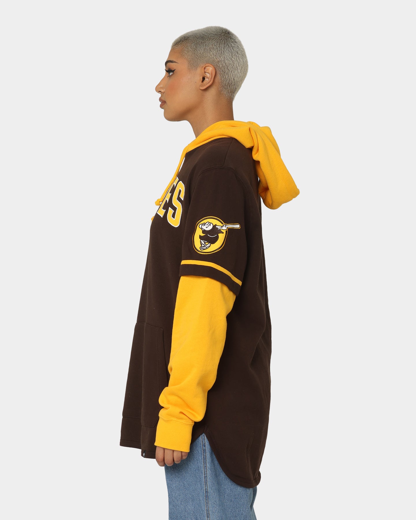 47 Brand San Diego Padres Shortstop Hoodie - Brown MLB Baseball Fan Apparel for Men & Women - Perfect for Game Day & Casual Wear