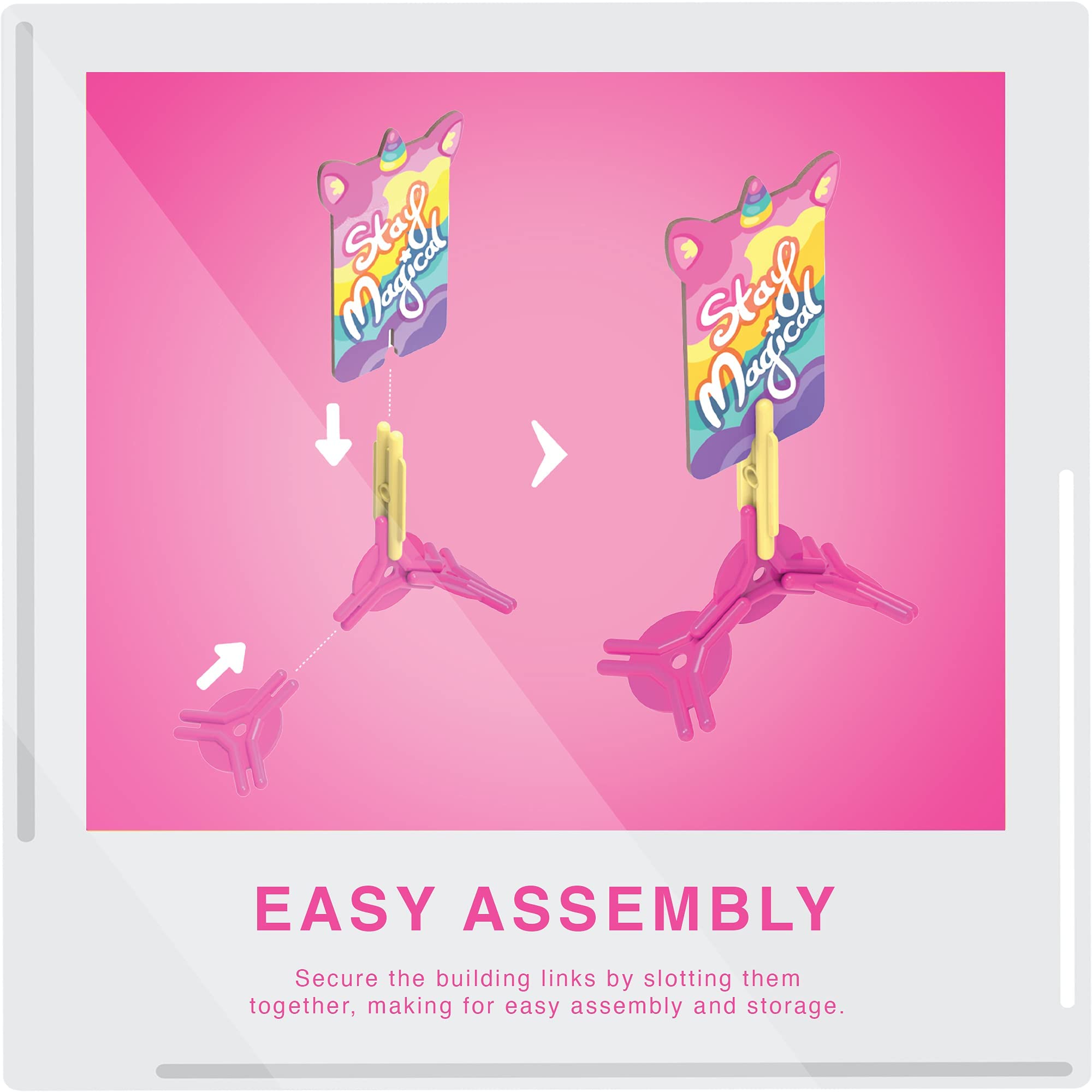Unicorn Ice Cream Truck Toy - DIY Magical Animals Play Set for Kids Ages 6+, STEM Learning 3D Puzzle Building Kit | Perfect for Birthday Gifts & Creative Playtime