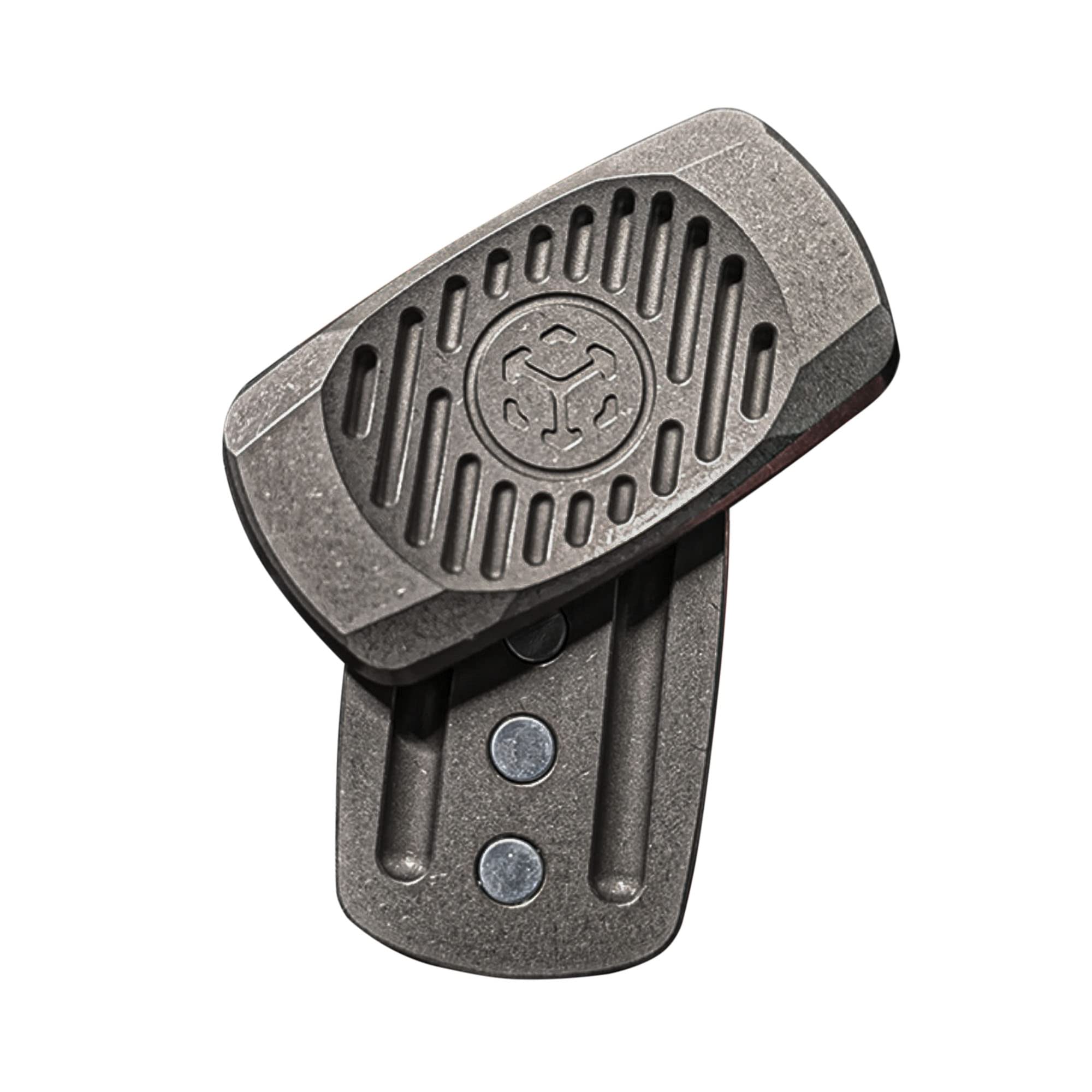 Premium Zirconium Infinity Fidget Slider - Stress Relief Haptic Spinner Coin for Anxiety & Focus | EDC Pocket Toy for Adults & Kids | Office, Travel, ADHD Sensory Therapy