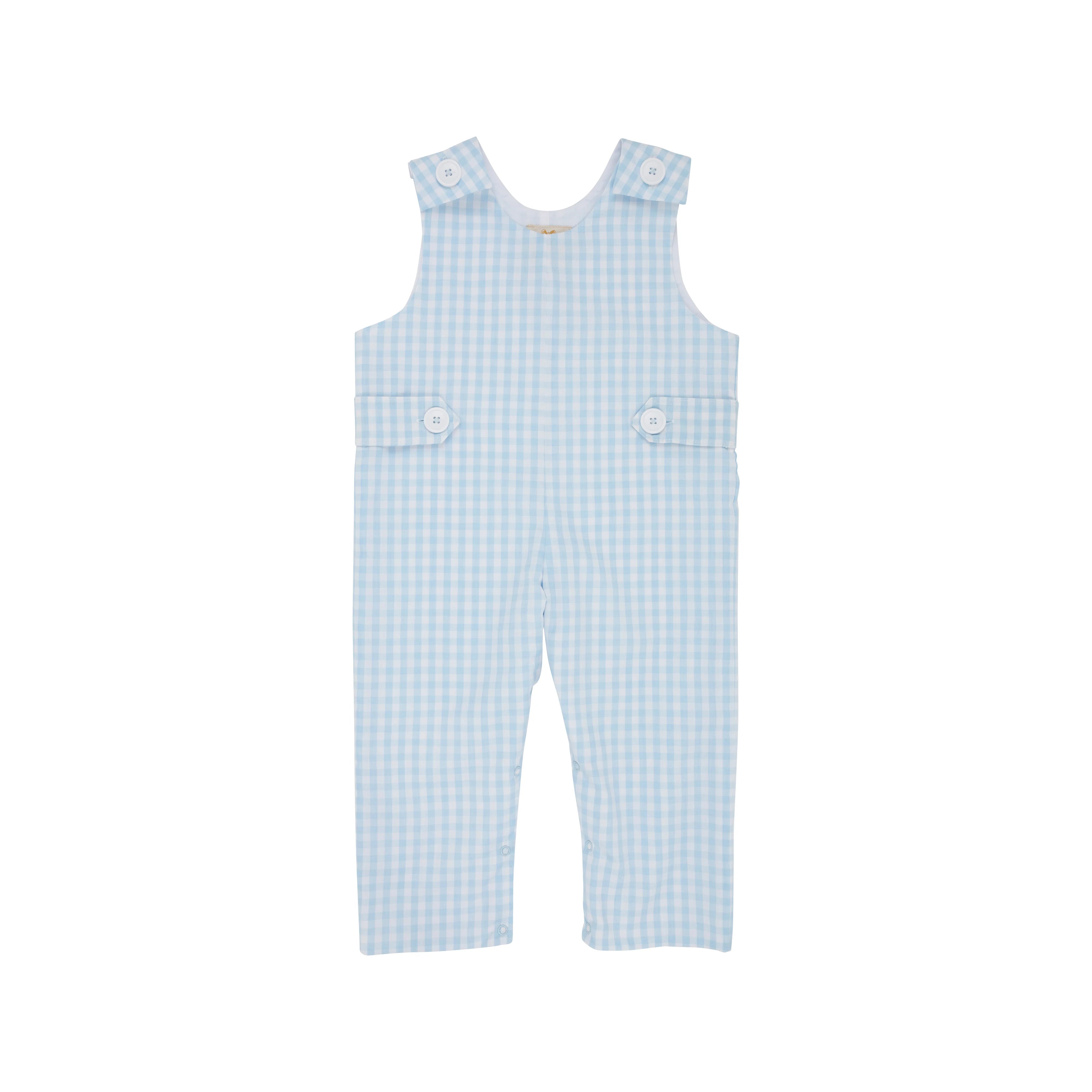 Beaufort Bonnet Lawson Longall in Buckhead Blue Gingham - Vintage Style Baby Girl Dress for Photoshoots, Parties & Special Occasions