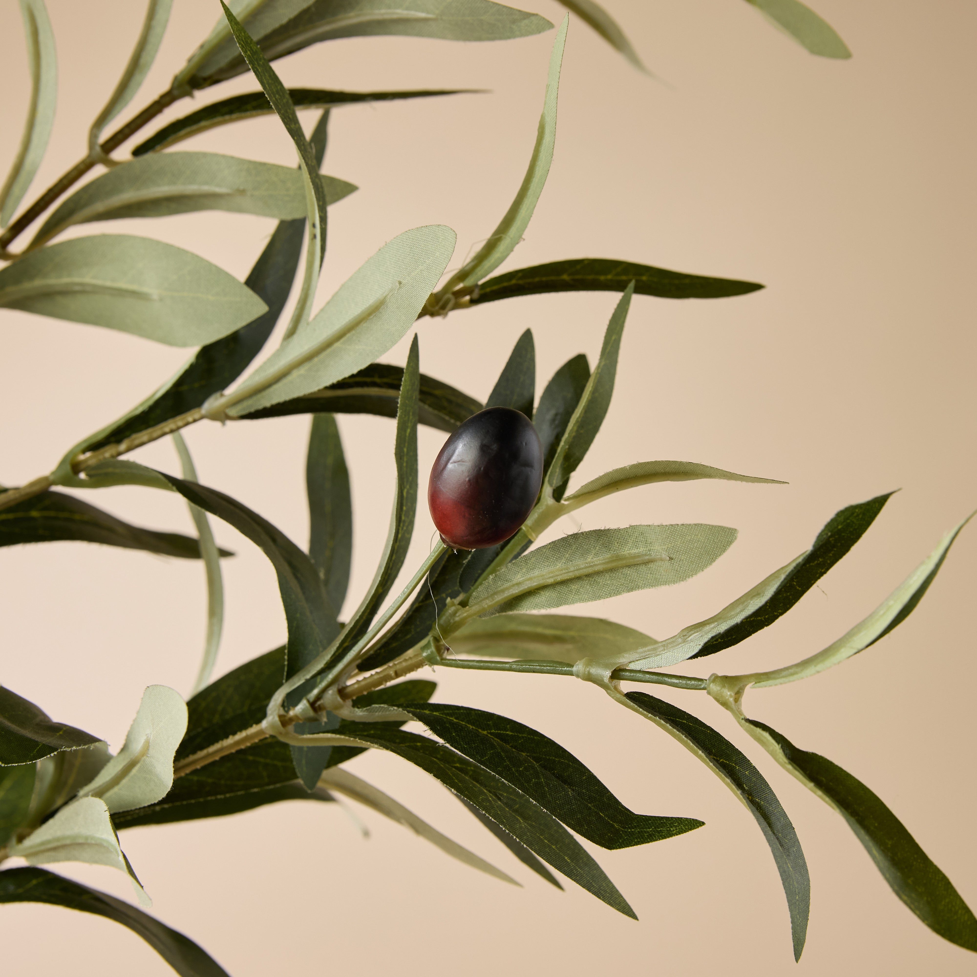 Artificial Olive Tree Spray - 41 Inch Green Faux Olive Branches for Home Decor, Wedding Centerpieces, and Office Greenery