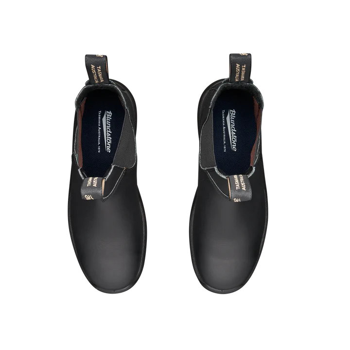 Blundstone 163 Premium Leather Work & Safety Boots for Men - Black Steel Toe, Slip Resistant, Comfortable for Construction & Outdoor Work
