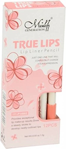Glamyou Menow Slim Eye & Lip Liner Set - 12 Waterproof Pencils for Precise Makeup Application | Perfect for Everyday Use, Special Occasions & Professional Makeup Artists