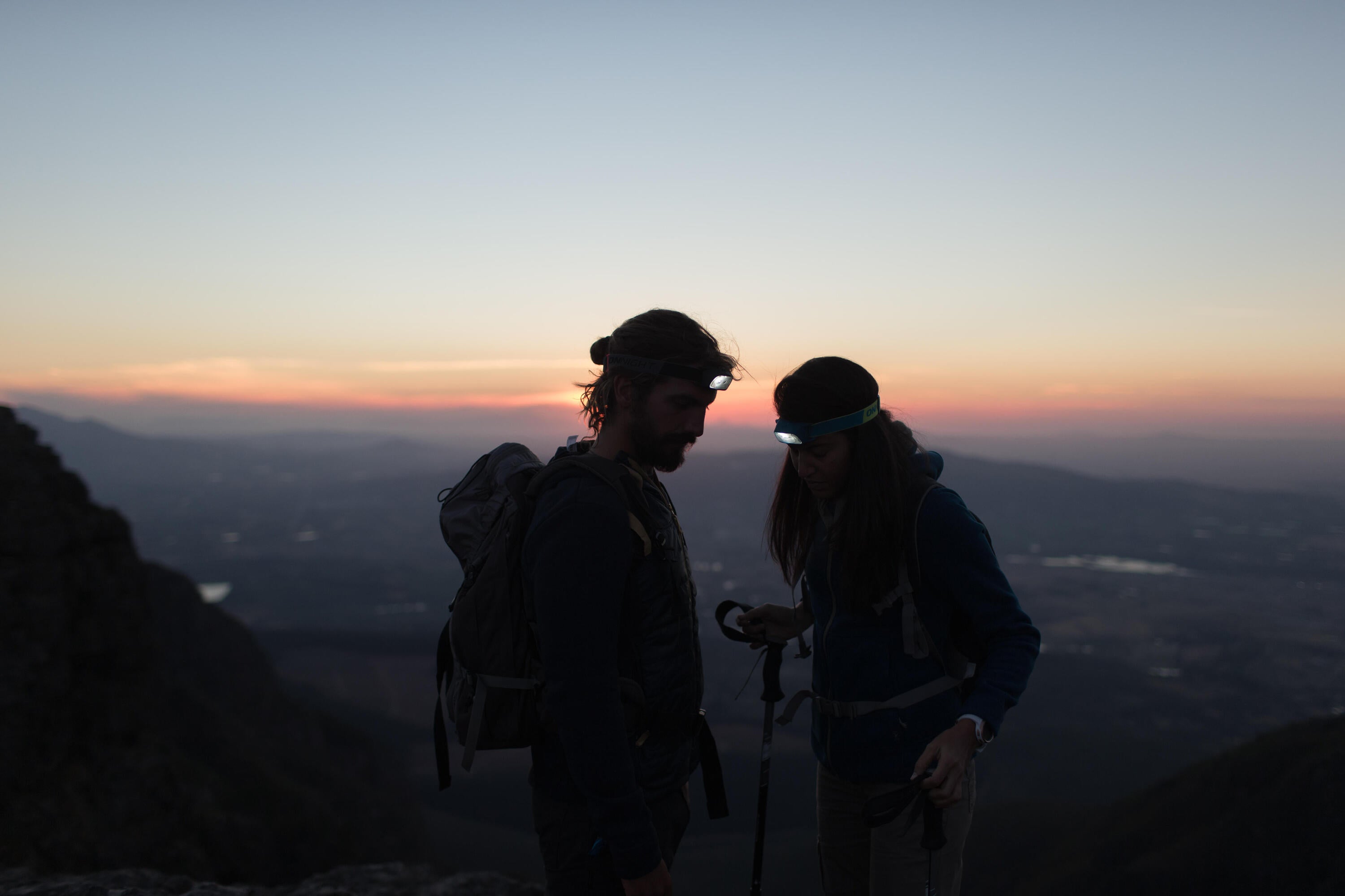 Forclaz ONNIGHT 100 Battery Powered 80 Lumens Hiking Headlamp - Hands-Free Light for Camping, Running & Outdoor Adventures