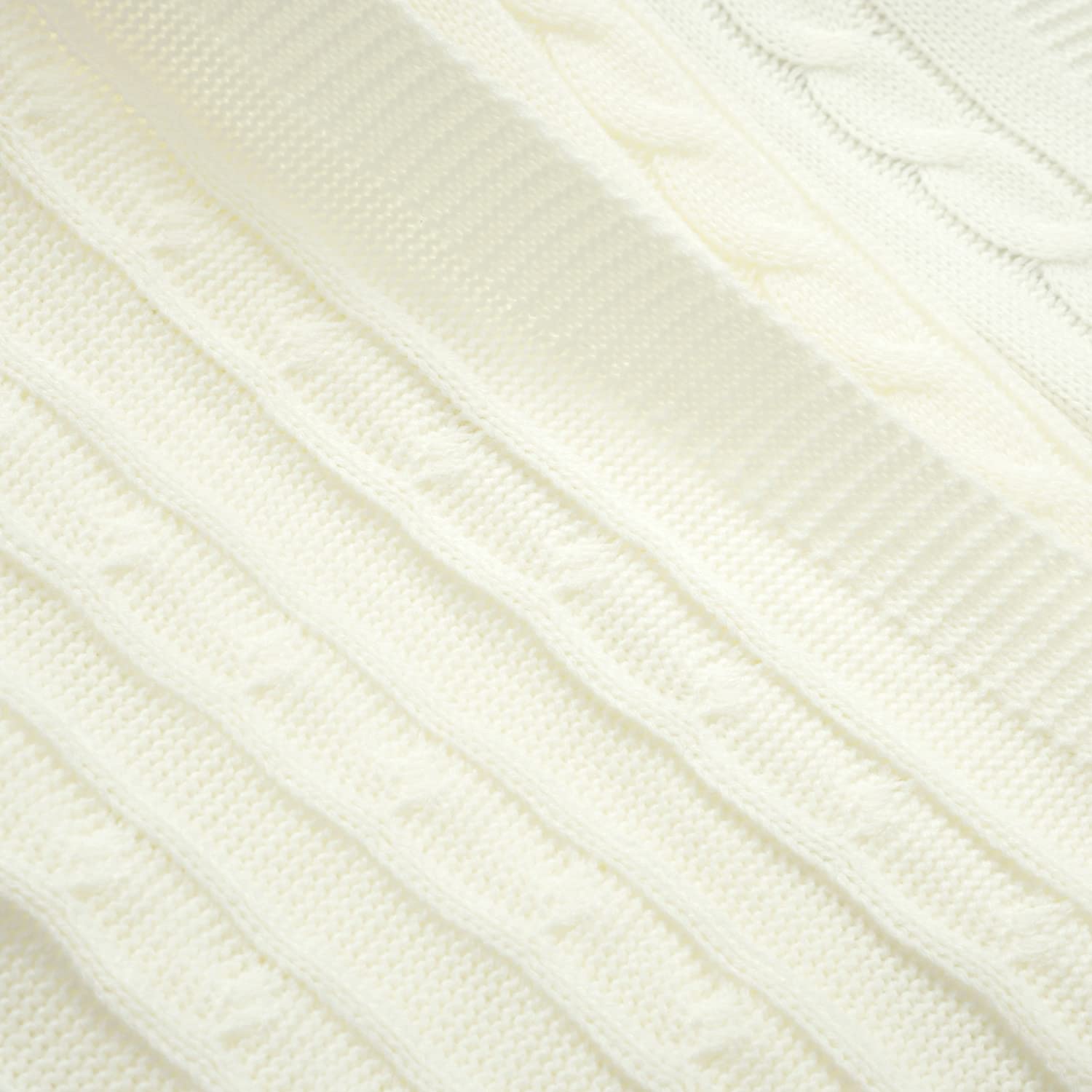 Lush Decor Soft Knit Baby Blanket 40x30