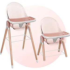 6-in-1 Convertible Baby High Chair with Tray - Adjustable Height Multi-Functional Infant Feeding Seat for Dining, Play & Learning - Perfect for Home, Restaurant & Daycare Use