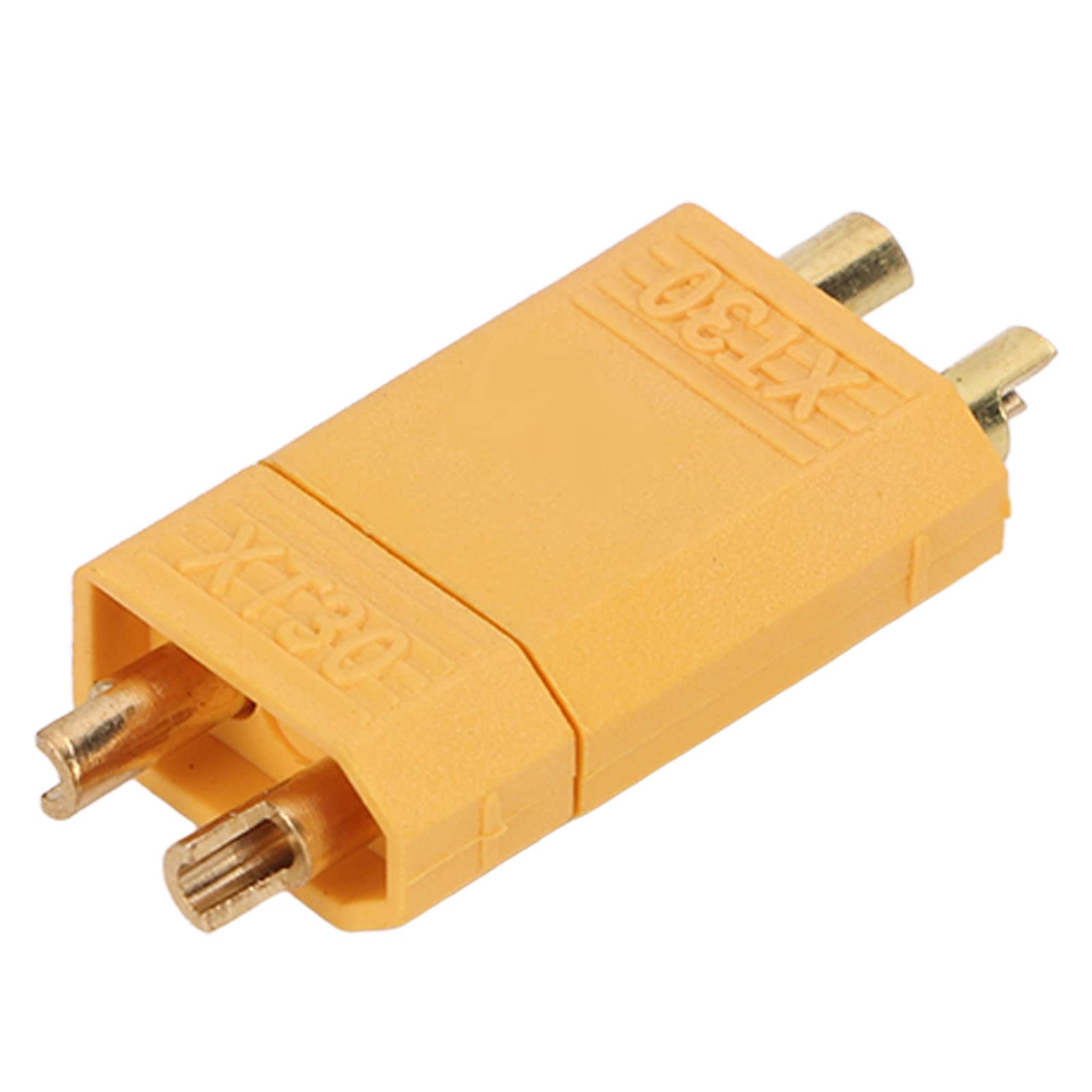 VGEBY XT30 Connector Male Female Plug - 10 Pairs RC Battery & ESC Accessories with High Current Flow - Perfect for FPV Drones, RC Cars, and DIY Electronics Projects (Yellow)