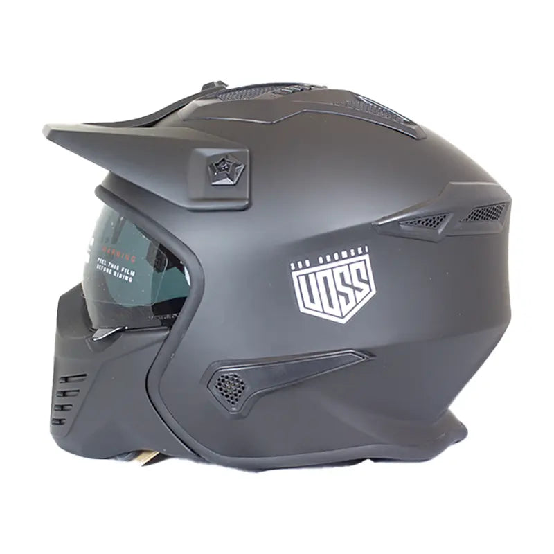 Roadhouse Distribution V.I.V.S Motorcycle Helmet - DOT Approved Full Face Bike Helmet for Men & Women - Safe Riding Gear for Cruiser, Street, and Touring Bikes - Perfect for Commuting and Long Distance Motorcycle Trips