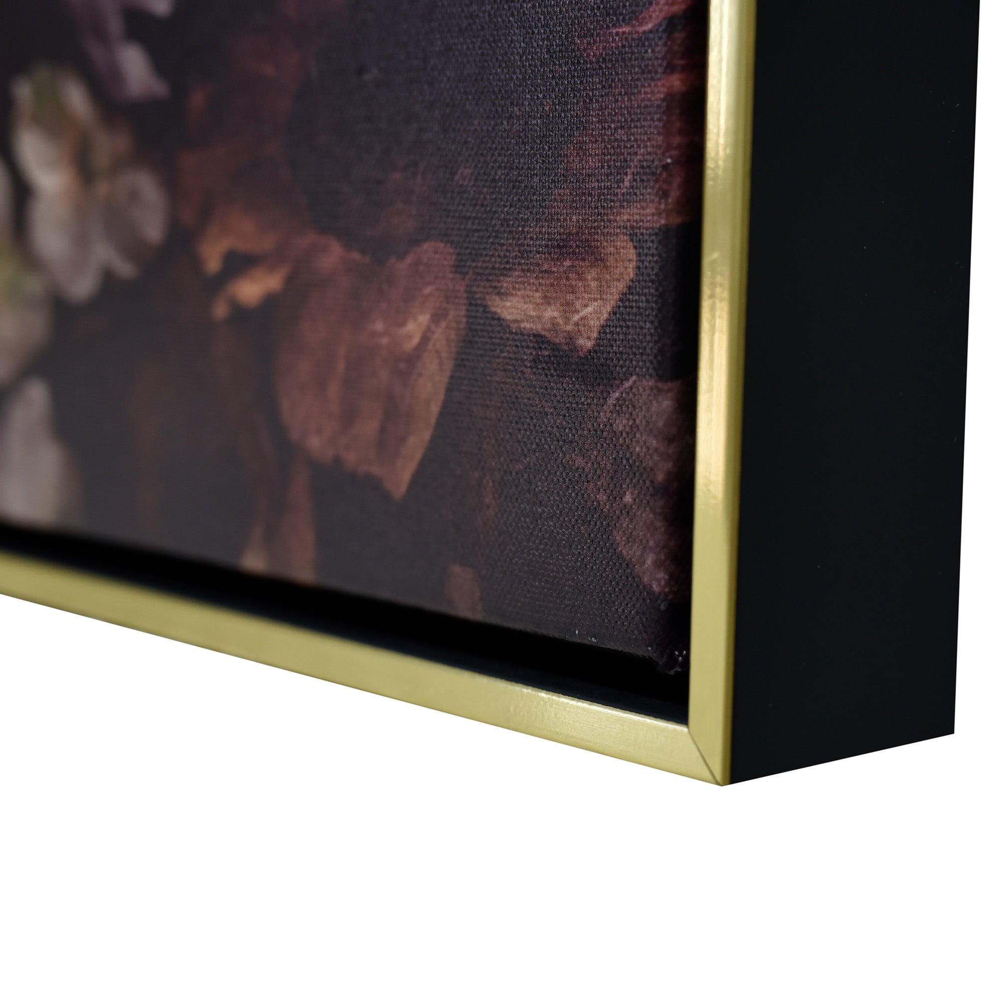 100X100cm Cockatoo Romance Gold Framed Canvas Wall Art - Elegant Tropical Bird Painting for Living Room, Bedroom & Office Decor | Premium Home Wall Decor Gift Idea