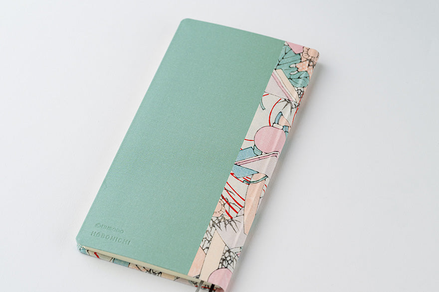 Hobonichi Techo 2025 Planner - Weekly Horizontal Layout Hardcover Notebook, January Start with Monday Format | English Edition | Perfect for Journaling, Scheduling & Productivity (Tanabata Decorations Art Cover)