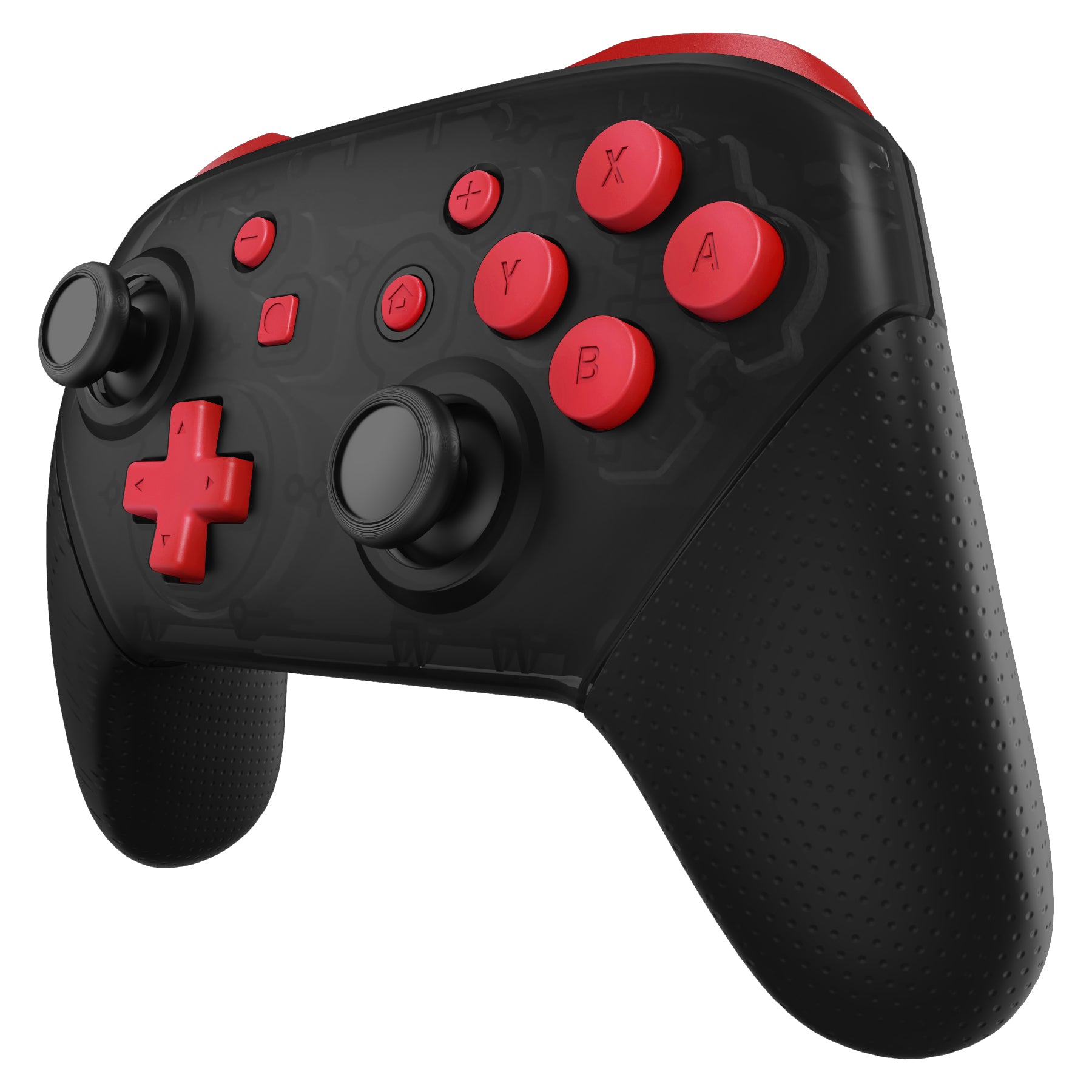 eXtremeRate DIY Replacement Full Set Buttons for Nintendo Switch Pro Controller - Passion Red (KRP332) | Custom Gaming Accessories for Enhanced Gameplay Experience