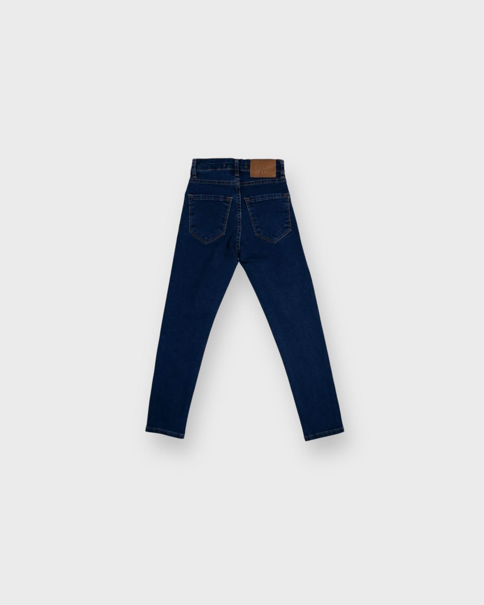 Kids Unisex Dark Blue Jeans - Comfortable & Stylish Denim Pants for Boys and Girls - Perfect for School, Playdates, and Everyday Wear