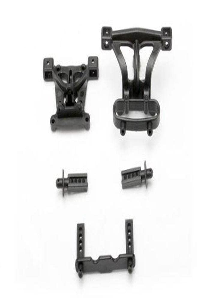 Traxxas 7015 1/16 Revo Front & Rear Body Mounts and Posts - 295pc Replacement Parts Kit for RC Car Upgrades & Repairs - Perfect for Off-Road Bashing, Racing, and Custom Builds