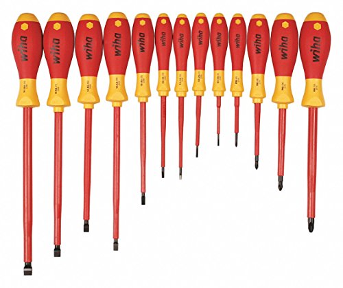 13-Piece Insulated Screwdriver Set - VDE Certified Electrician Tools for Safe Electrical Repairs & DIY Projects | Perfect for Home, Automotive & Industrial Use