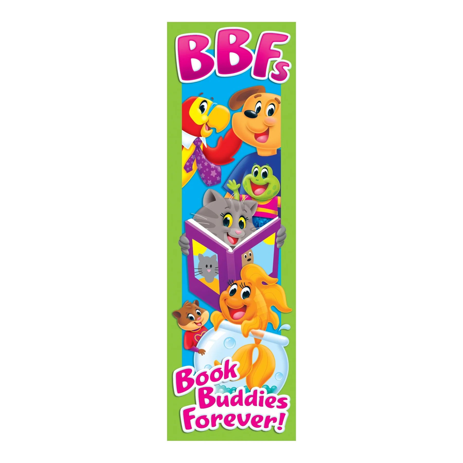 Book Buddies Playtime Pals™ Fun Animal Bookmarks for Kids - Perfect for Reading, School & Gifts