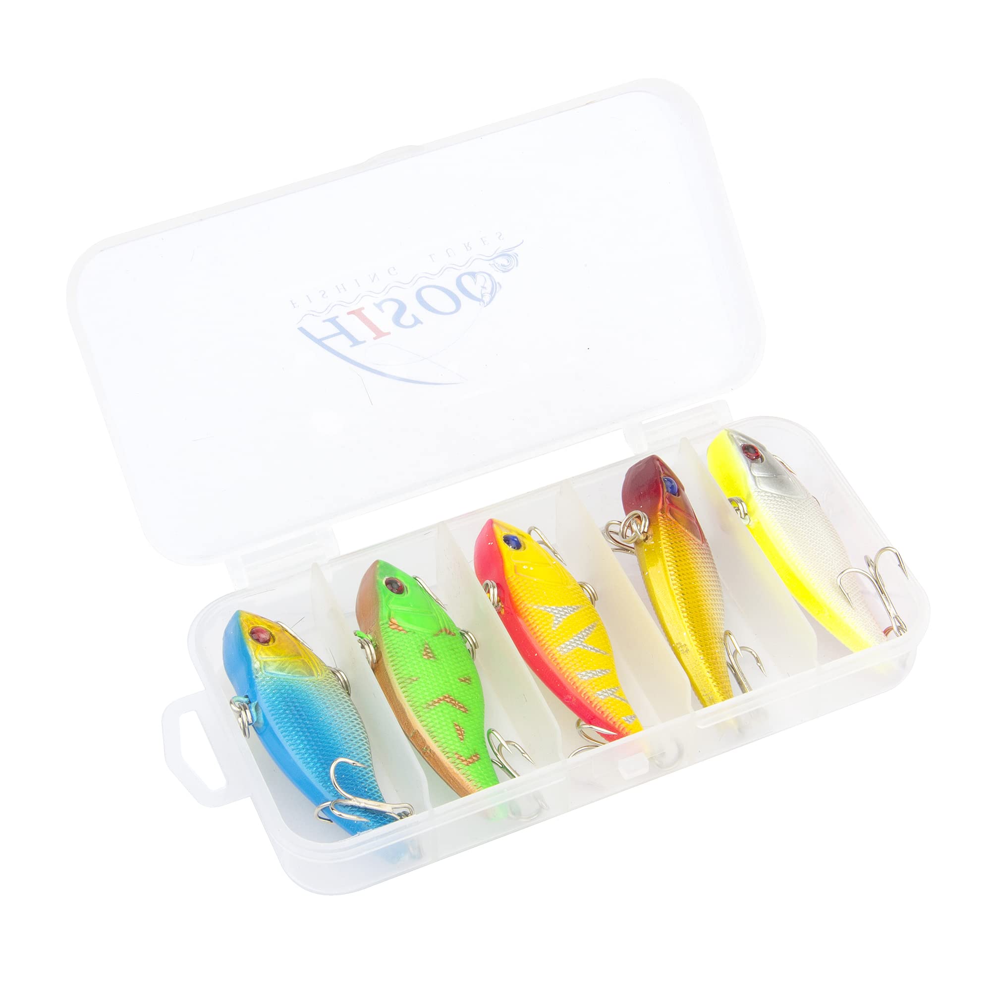 Rooster Tail Bass Trout Lures with Feathers - Fishing Spinner Baits Kit for Bass & Trout
