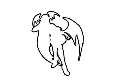 EW Designs Vampire Hunter Morrigan Vinyl Decal - 5 Inch Die-Cut Bumper Sticker for Cars, Trucks & Laptops - Waterproof Durable Sticker for Windows, Laptops, Notebooks & DIY Projects