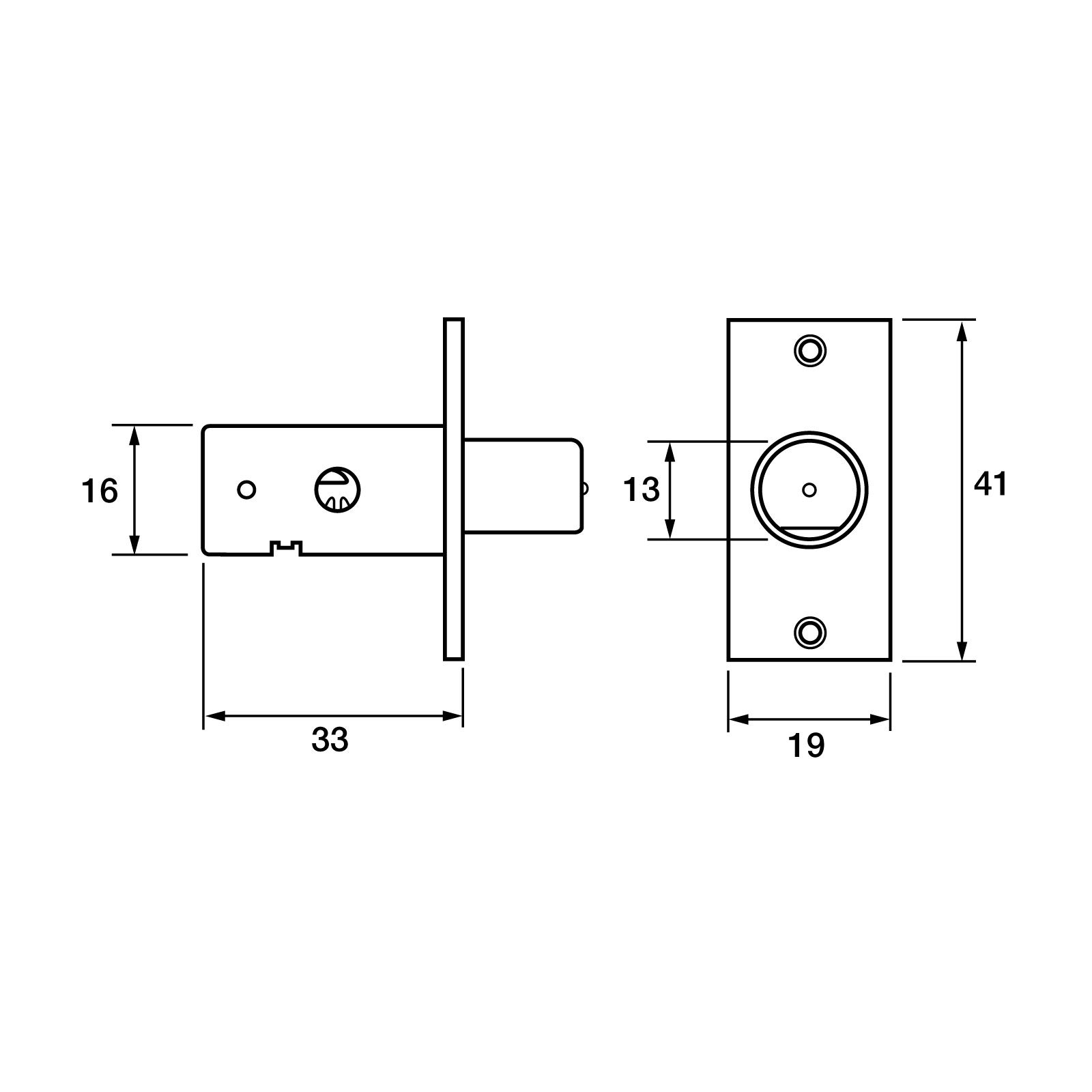 Yale 8001 Security Bolts - 2 Pack, White Finish, High Security Deadbolt Locks for Doors - Ideal for Home, Office & Apartment Safety