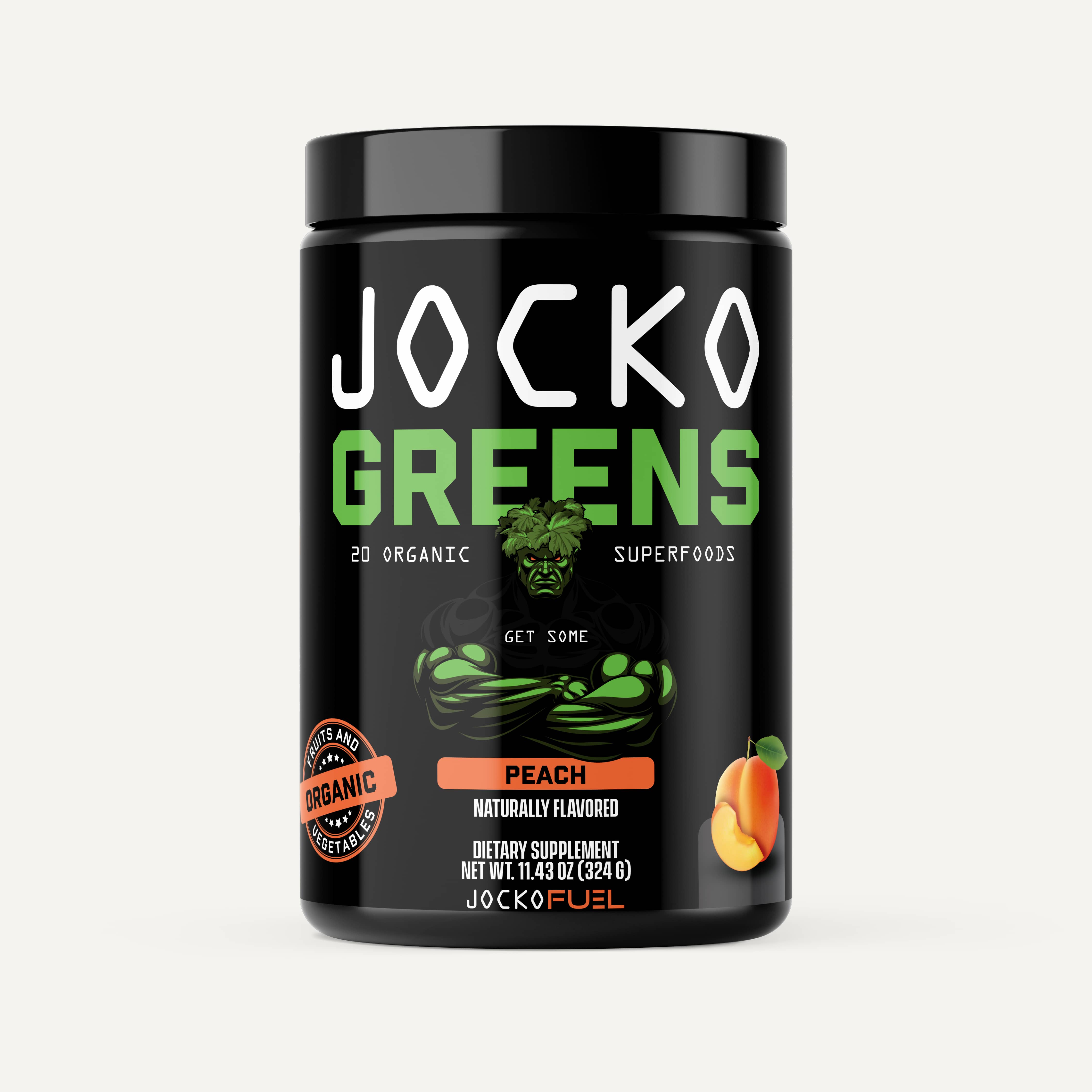 Jocko Greens Superfood Powder - Organic Greens Supplement for Energy & Immunity - Perfect for Smoothies, Shakes & Daily Nutrition Boost