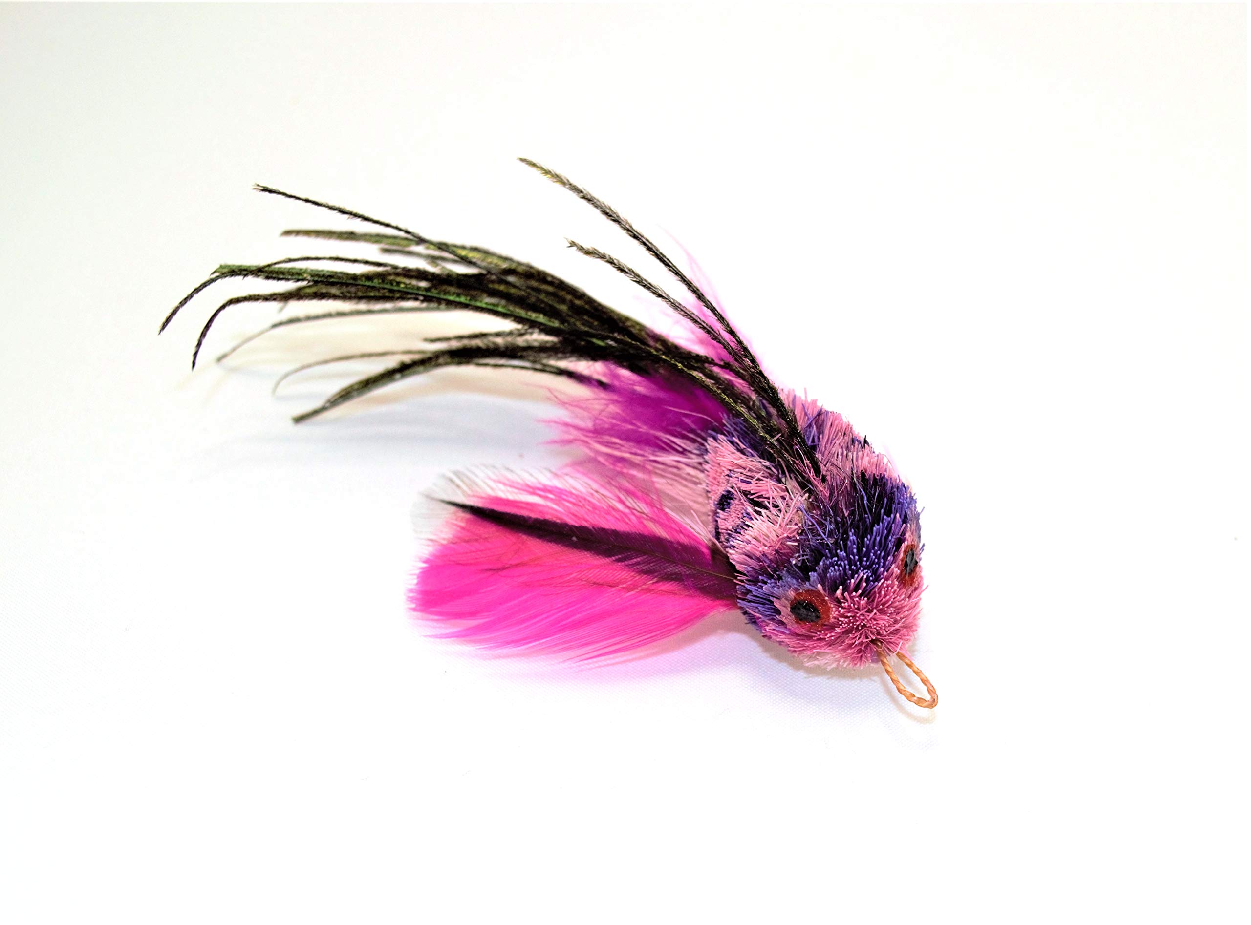 Litterboy Pink Flying Fish Cat Toy Attachment - Compatible with Most Wand Toys for Interactive Play & Exercise