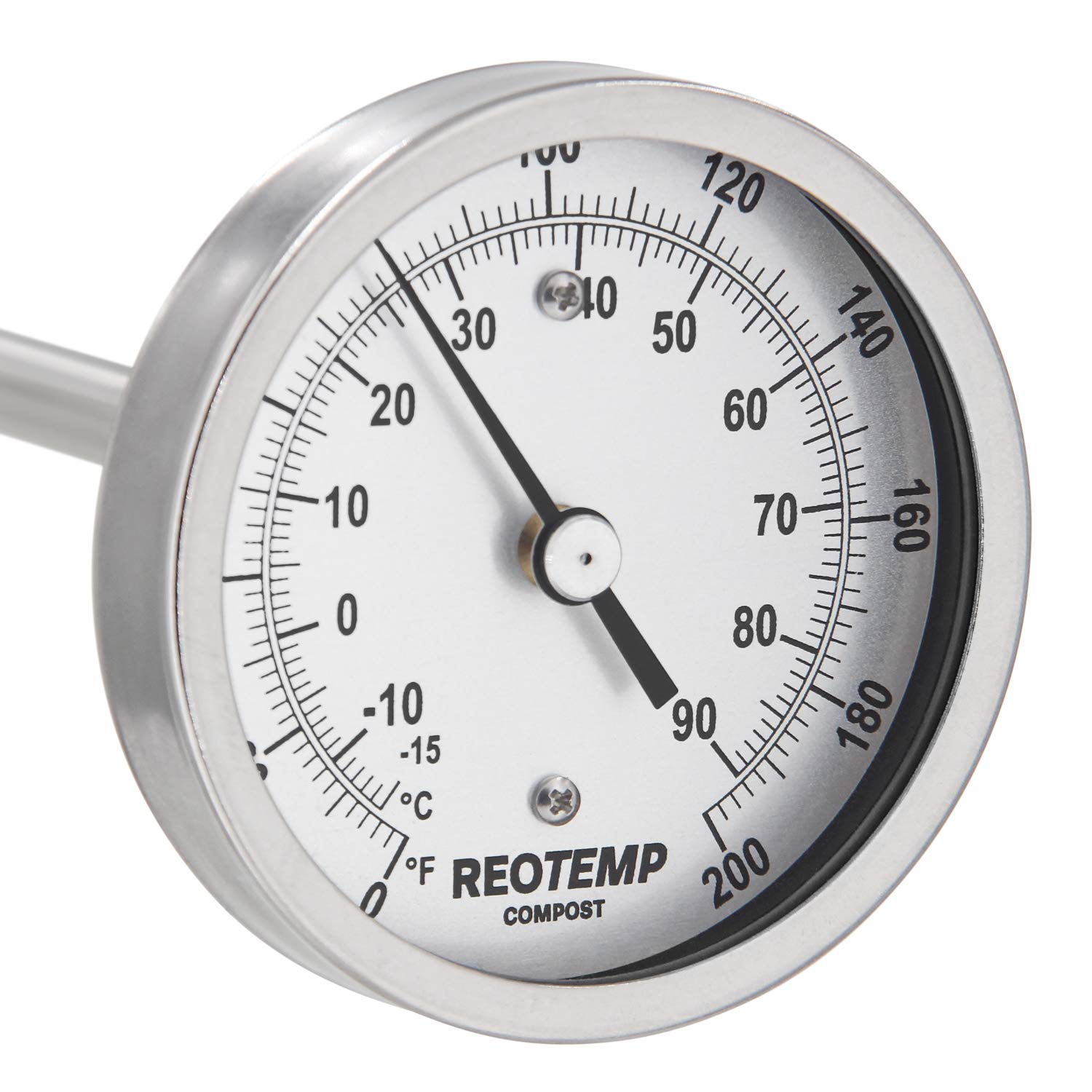 REOTEMP Super Duty Compost Thermometer - Fast Response 36