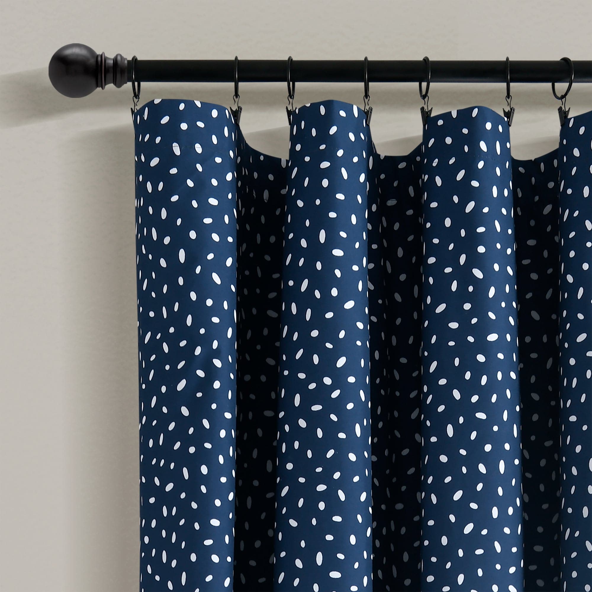 Pixie Fox Geo Blackout Window Curtain Panel - Blackout Curtains for Bedroom, Living Room & Nursery - Light Blocking Thermal Insulated Drapes for Better Sleep & Energy Efficiency