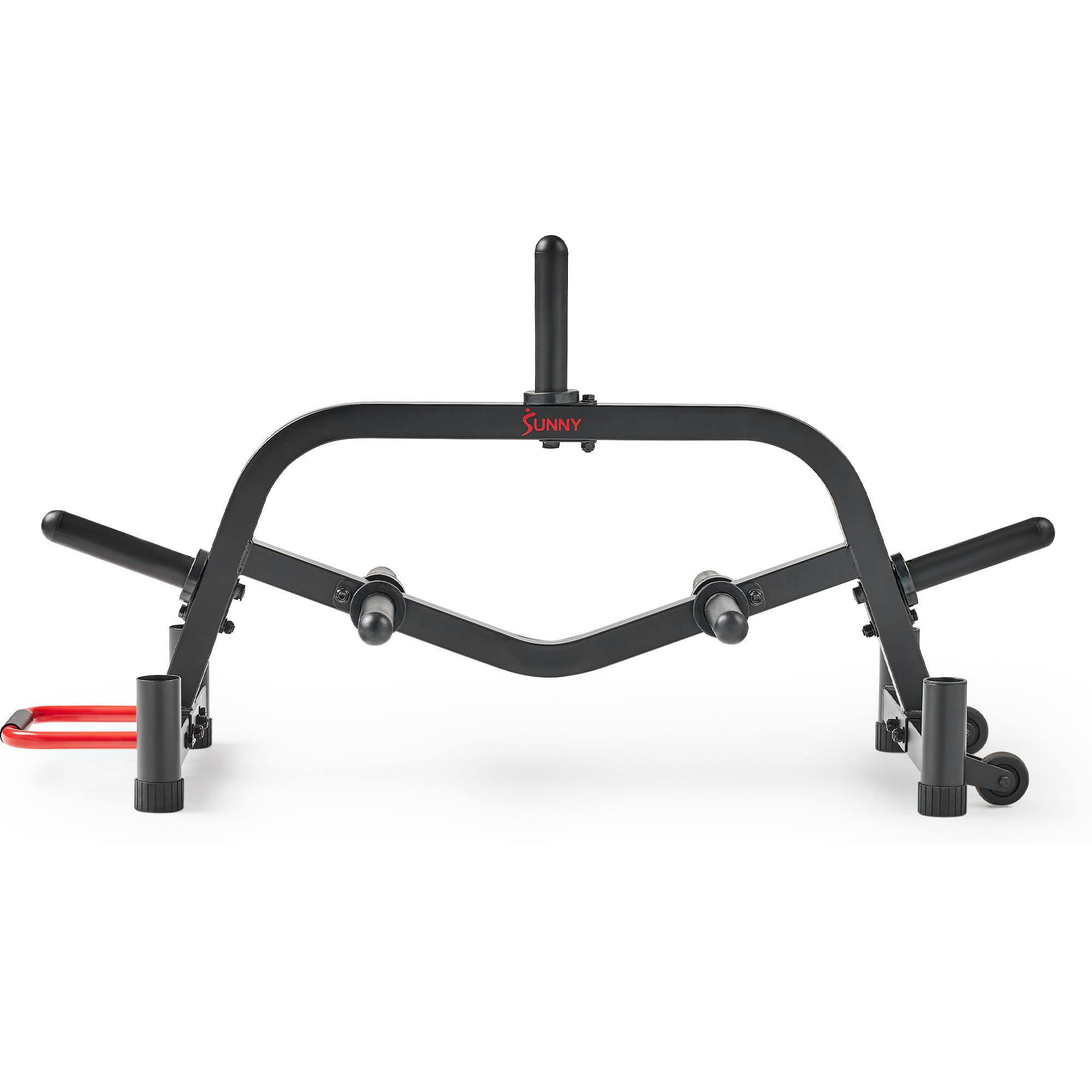 Sunny Health & Fitness Multi-Weight Storage Rack Stand - Organize Dumbbells, Kettlebells, Olympic Plates & Barbells - Perfect for Home Gym & Garage Workouts
